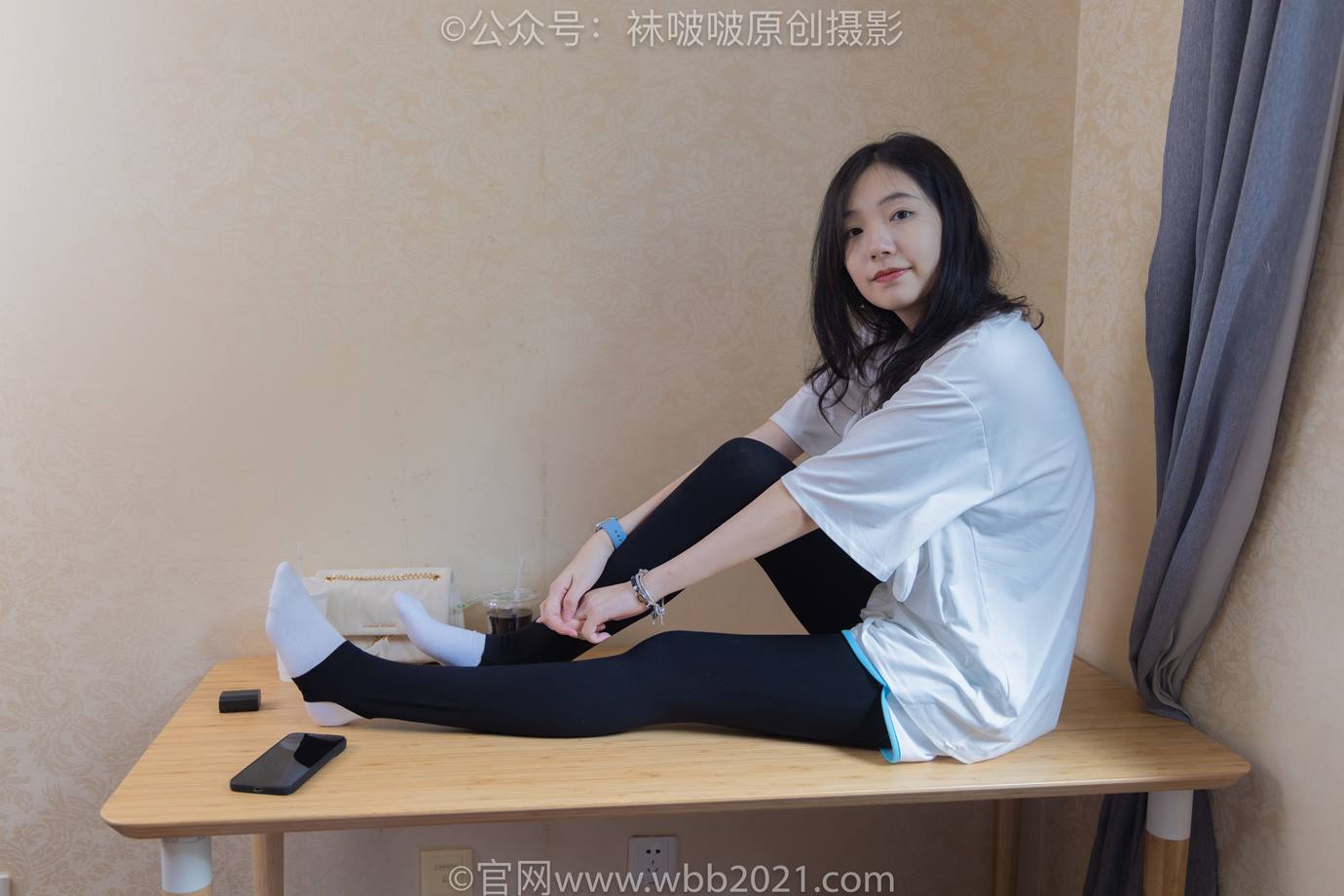 图片[47]-[BoBoSocks袜啵啵]NO.516 小甜豆-板鞋、厚黑色踩脚裤袜、白棉袜[107P] – 速更版-美库