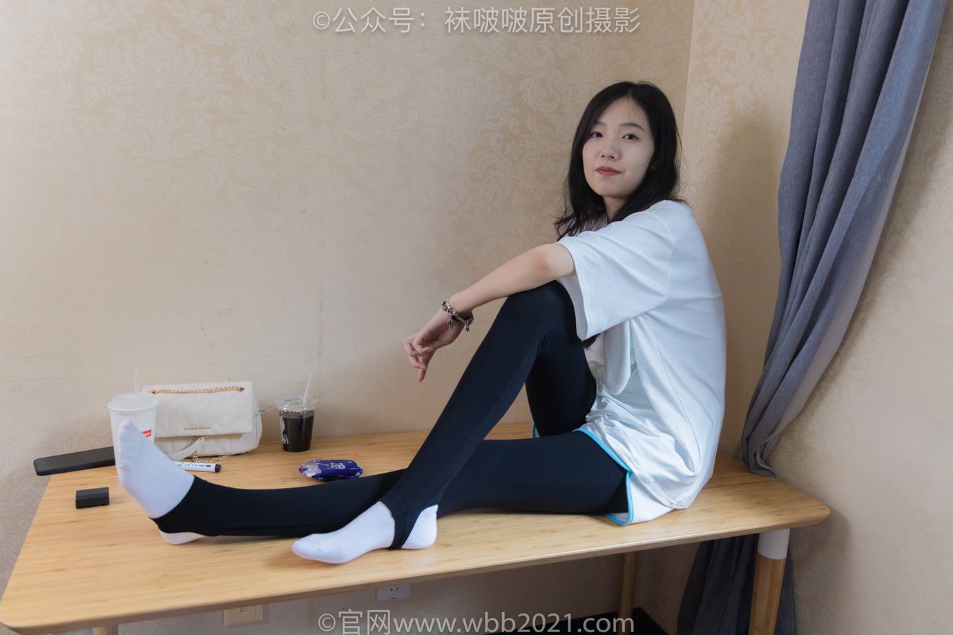 图片[57]-[BoBoSocks袜啵啵]NO.516 小甜豆-板鞋、厚黑色踩脚裤袜、白棉袜[107P] – 速更版-美库