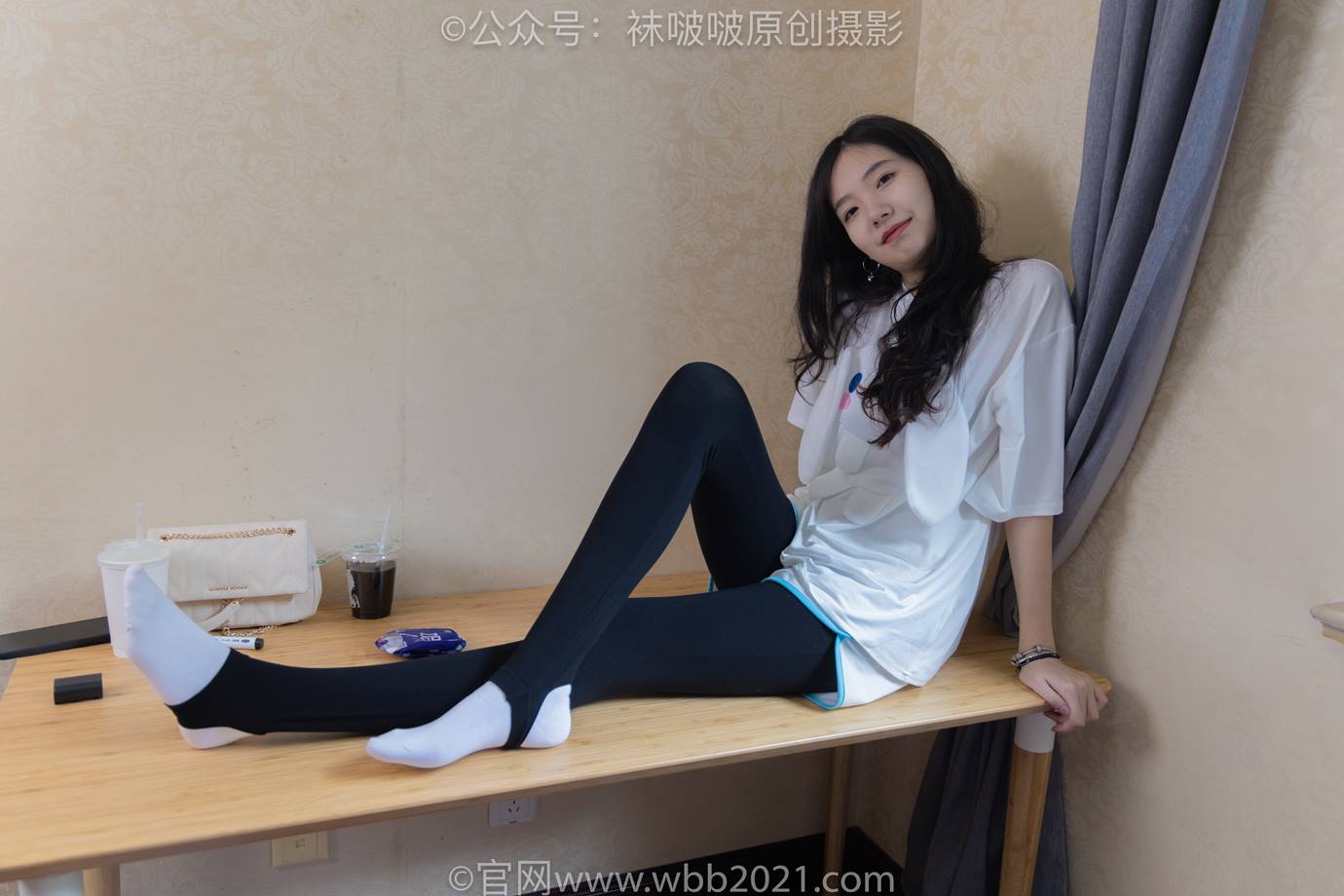 图片[58]-[BoBoSocks袜啵啵]NO.516 小甜豆-板鞋、厚黑色踩脚裤袜、白棉袜[107P] – 速更版-美库