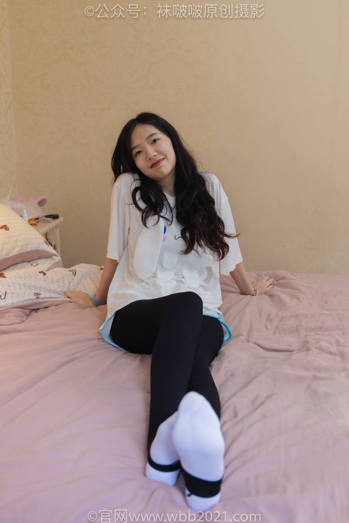 图片[66]-[BoBoSocks袜啵啵]NO.516 小甜豆-板鞋、厚黑色踩脚裤袜、白棉袜[107P] – 速更版-美库