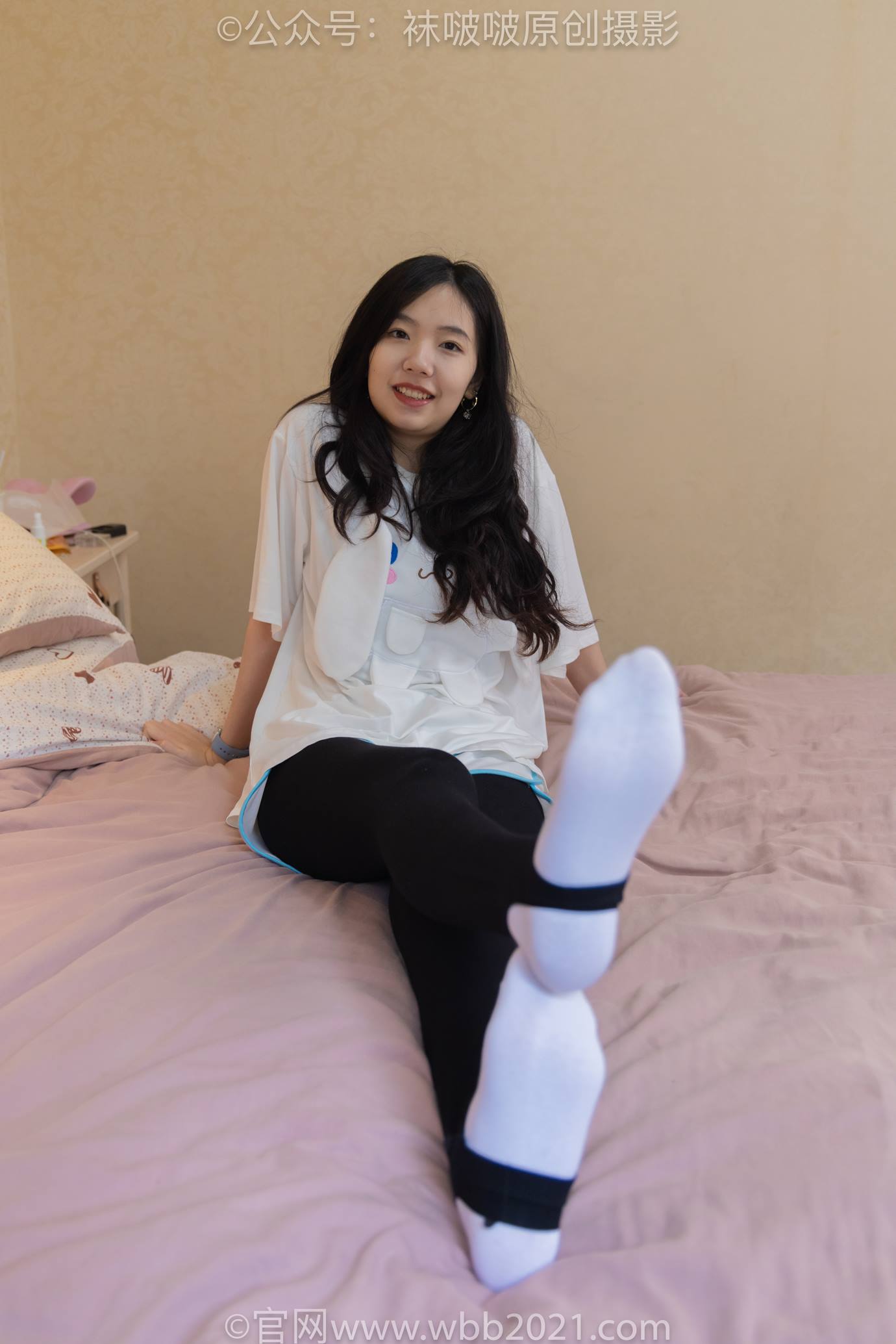 图片[67]-[BoBoSocks袜啵啵]NO.516 小甜豆-板鞋、厚黑色踩脚裤袜、白棉袜[107P] – 速更版-美库