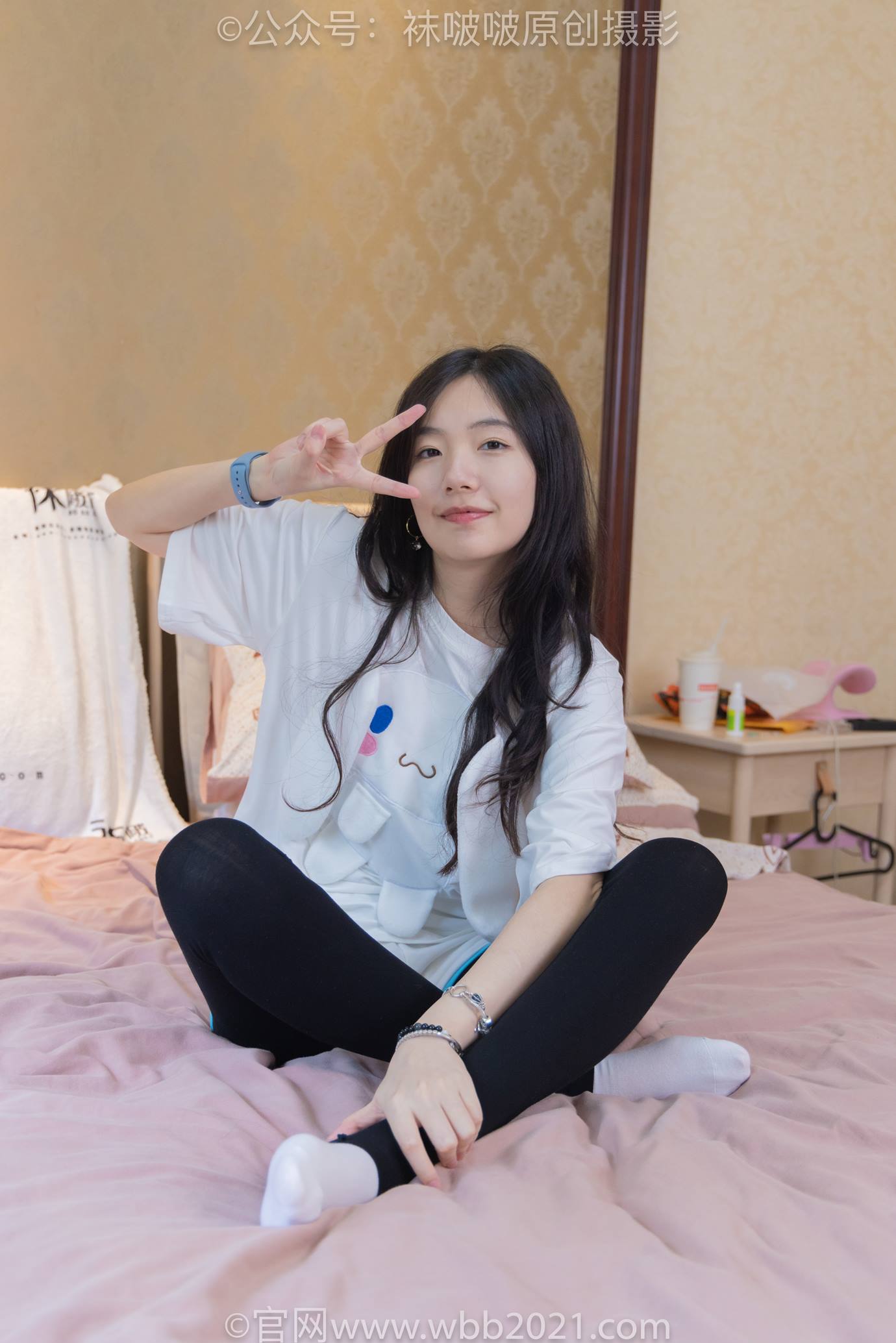 图片[101]-[BoBoSocks袜啵啵]NO.516 小甜豆-板鞋、厚黑色踩脚裤袜、白棉袜[107P] – 速更版-美库