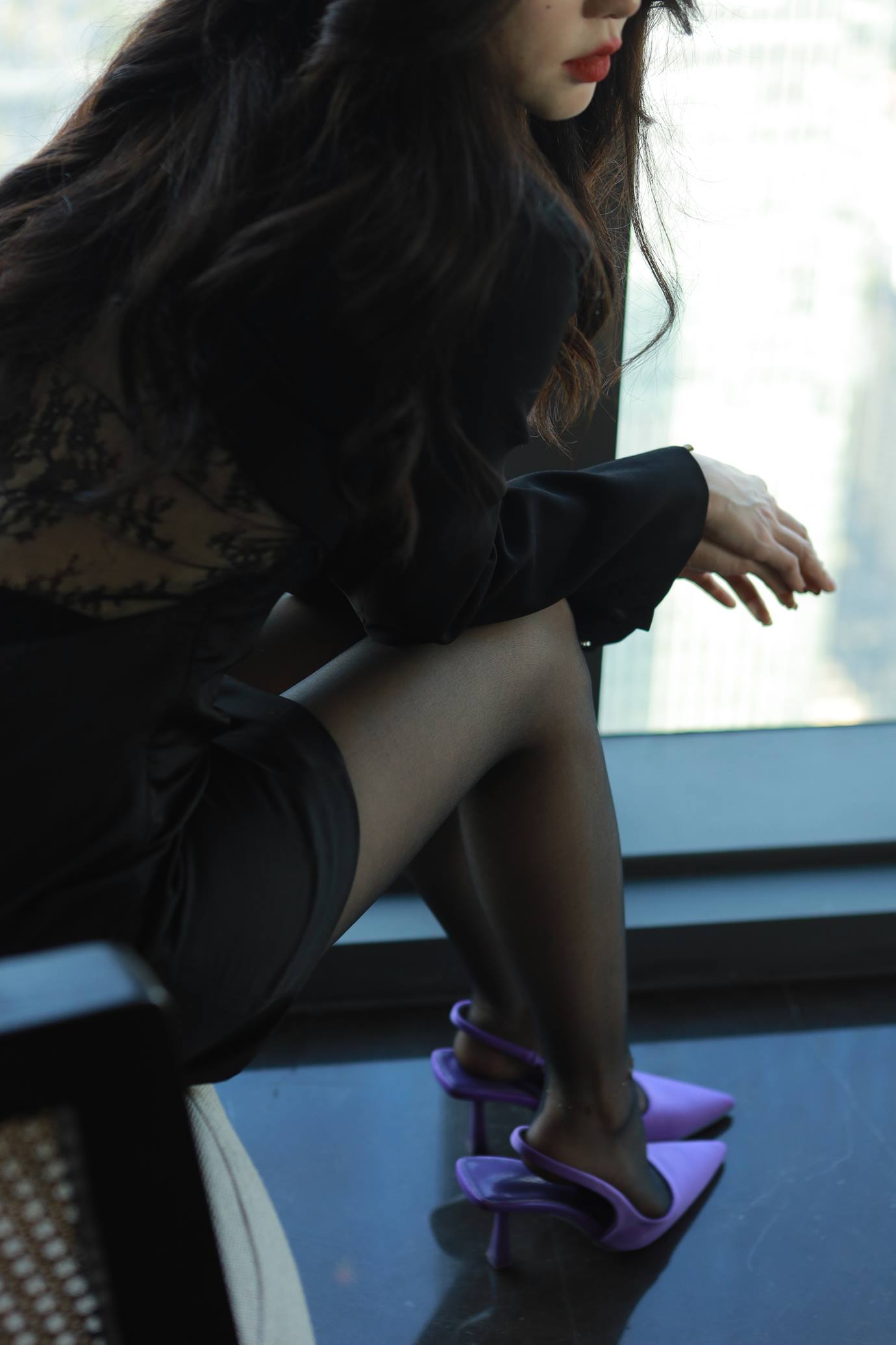 图片[11]-Sia不吃鱼 – 黑丝玉足[88P] – 速更版-美库