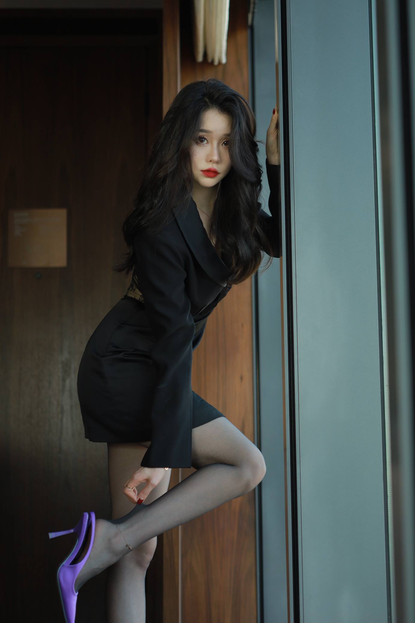 图片[55]-Sia不吃鱼 – 黑丝玉足[88P] – 速更版-美库