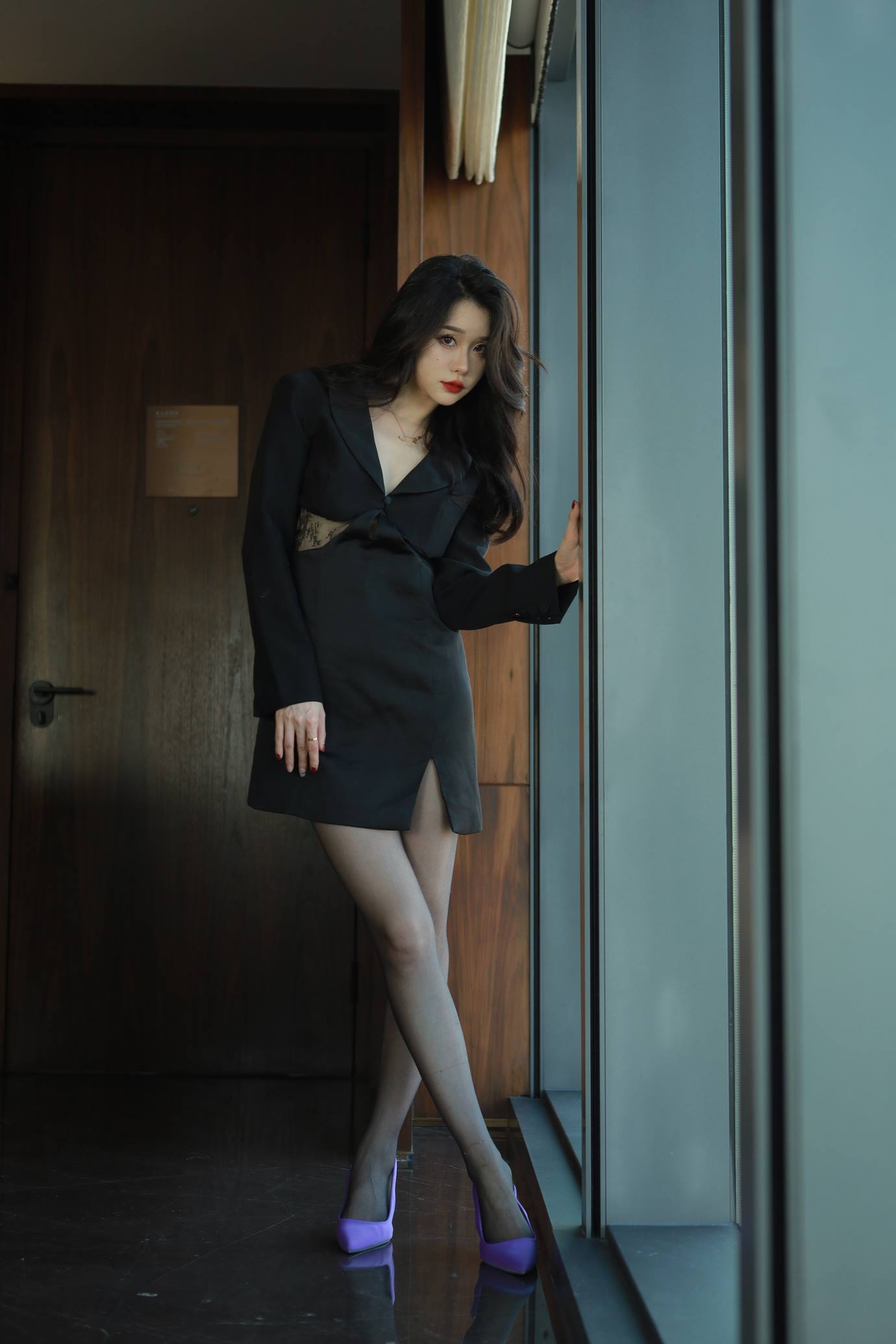 图片[56]-Sia不吃鱼 – 黑丝玉足[88P] – 速更版-美库