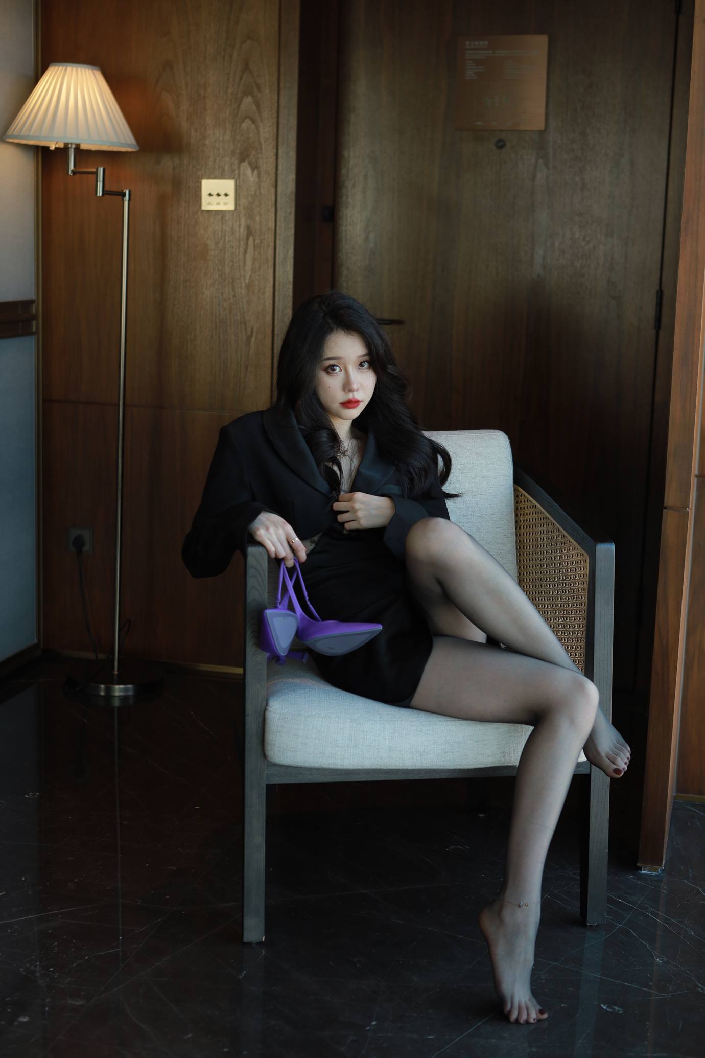 图片[68]-Sia不吃鱼 – 黑丝玉足[88P] – 速更版-美库