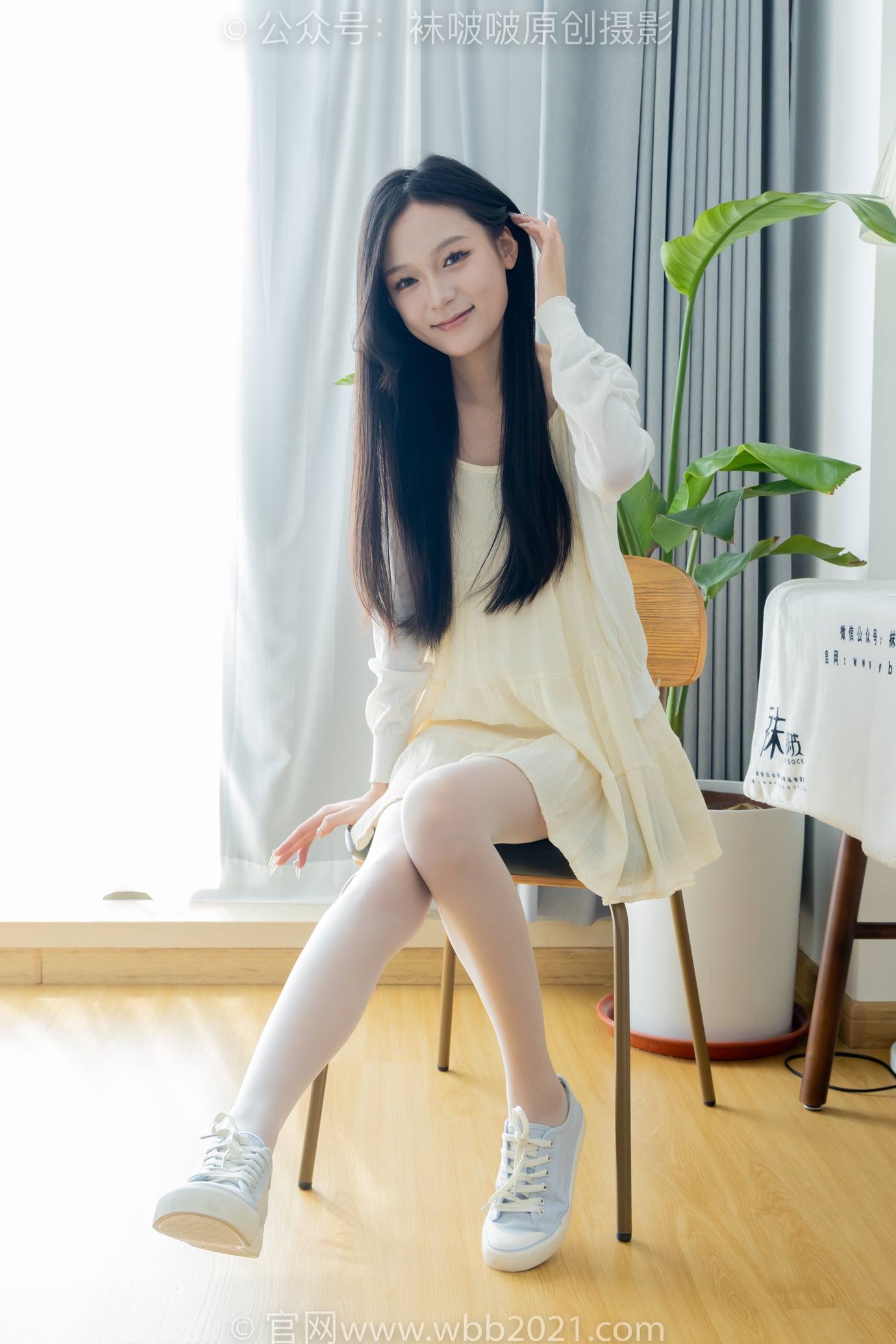 图片[10]-[BoBoSocks袜啵啵]NO.517 焦糖-帆布鞋、薄白丝[107P] – 速更版-美库