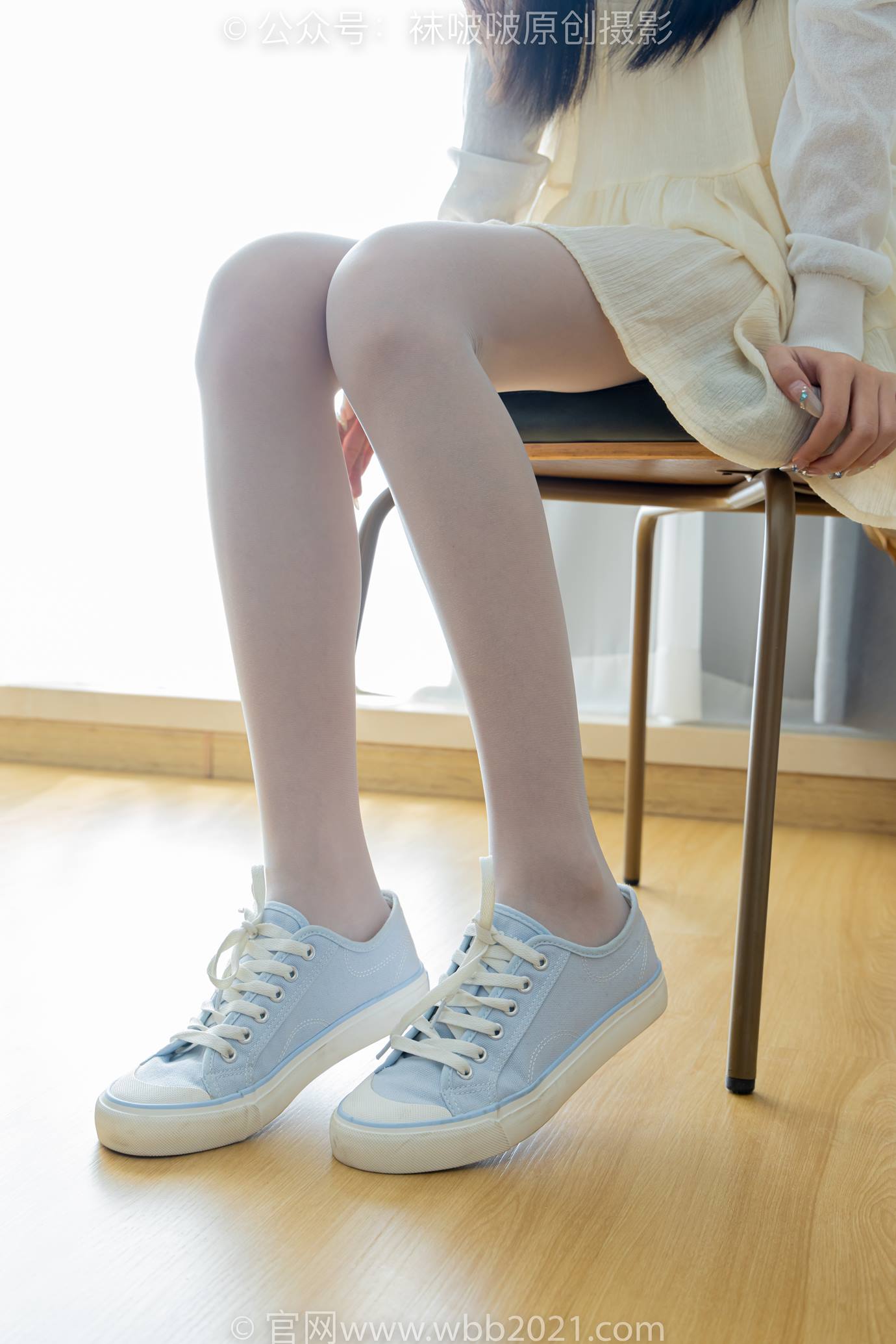 图片[11]-[BoBoSocks袜啵啵]NO.517 焦糖-帆布鞋、薄白丝[107P] – 速更版-美库