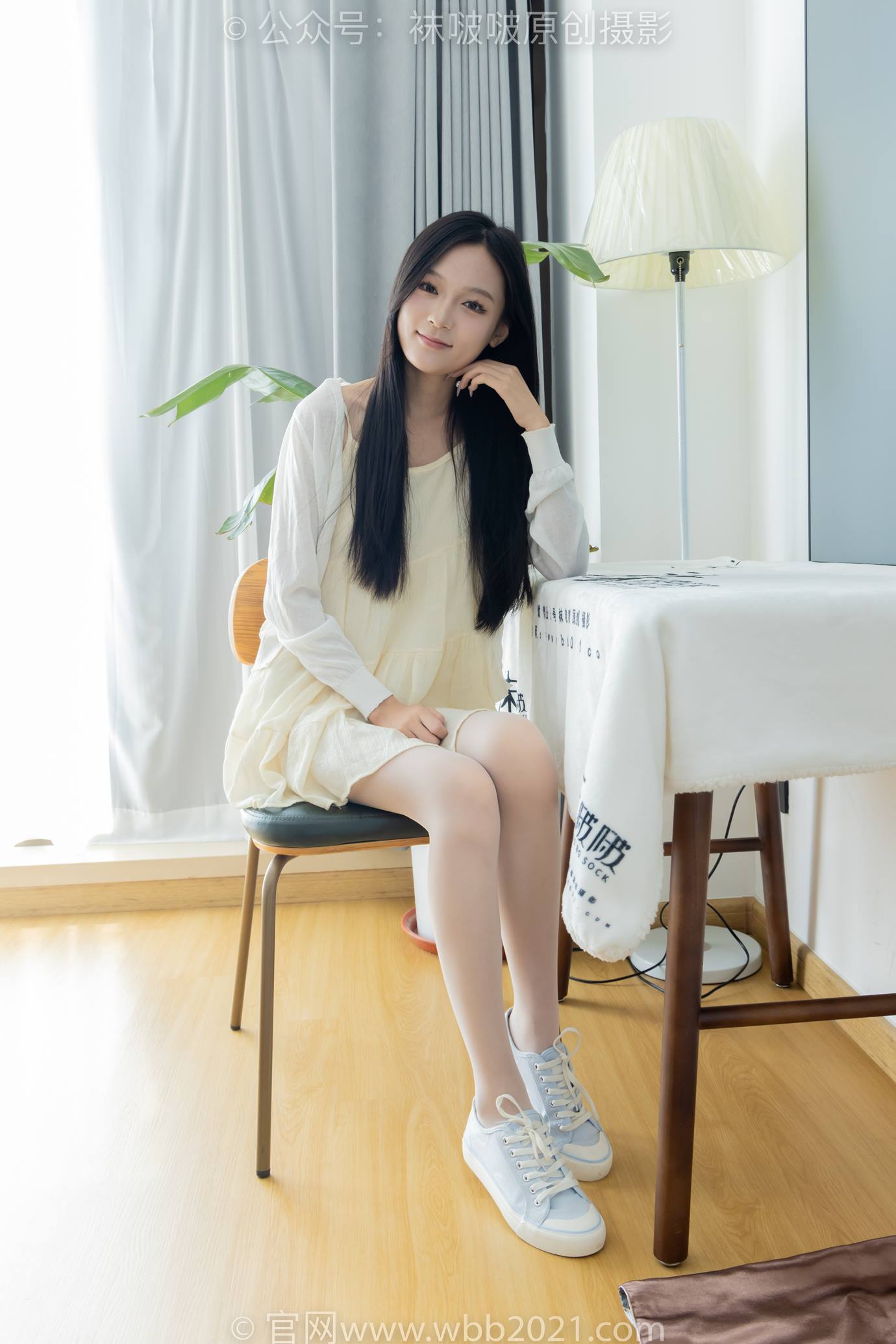 图片[14]-[BoBoSocks袜啵啵]NO.517 焦糖-帆布鞋、薄白丝[107P] – 速更版-美库