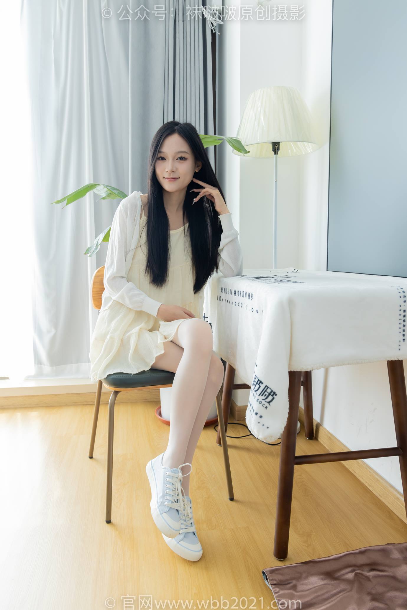 图片[15]-[BoBoSocks袜啵啵]NO.517 焦糖-帆布鞋、薄白丝[107P] – 速更版-美库