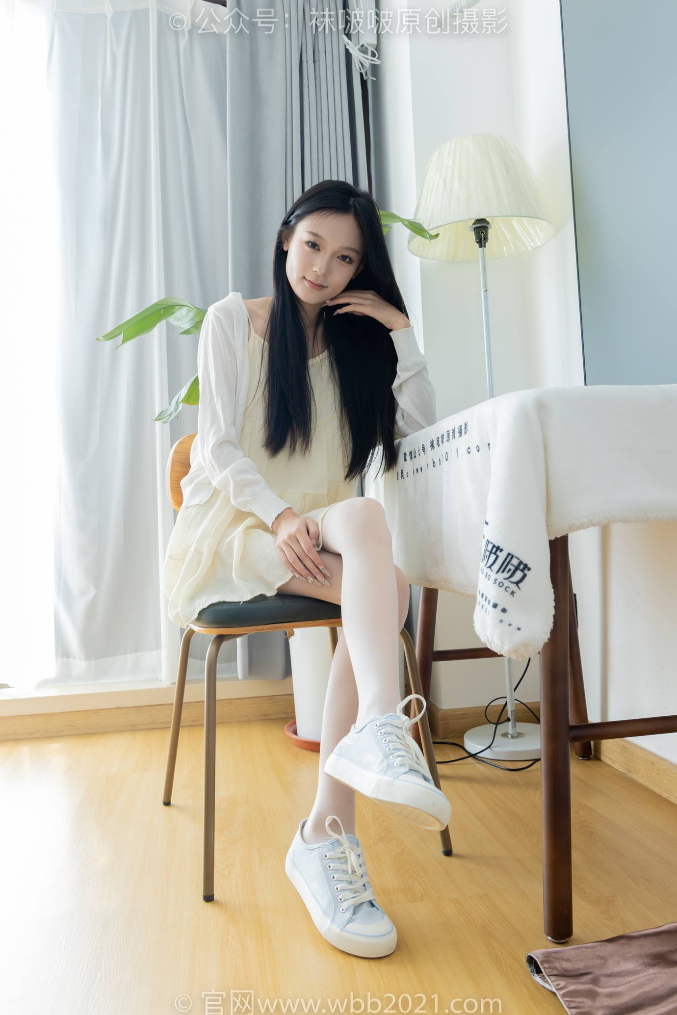 图片[17]-[BoBoSocks袜啵啵]NO.517 焦糖-帆布鞋、薄白丝[107P] – 速更版-美库