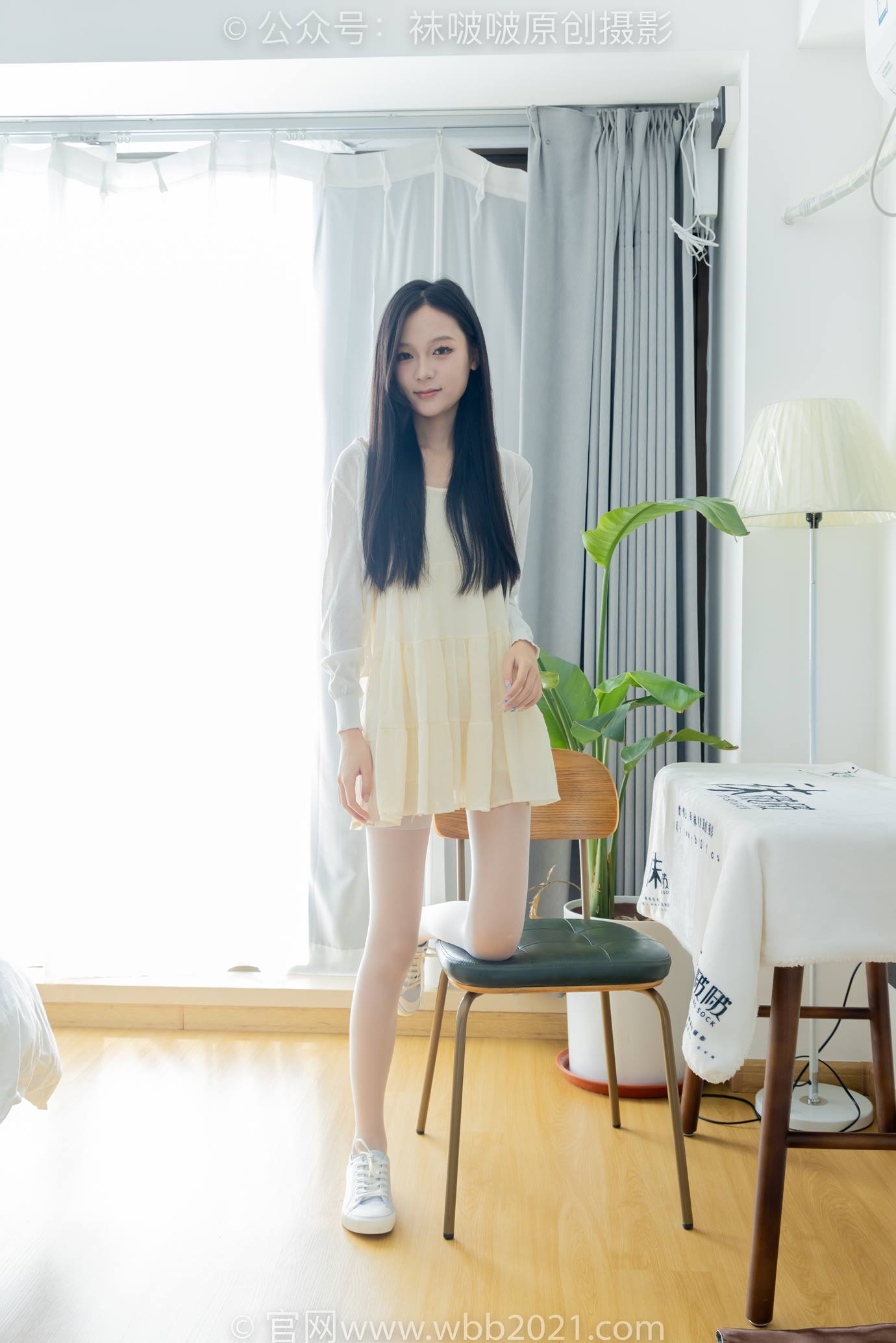 图片[19]-[BoBoSocks袜啵啵]NO.517 焦糖-帆布鞋、薄白丝[107P] – 速更版-美库