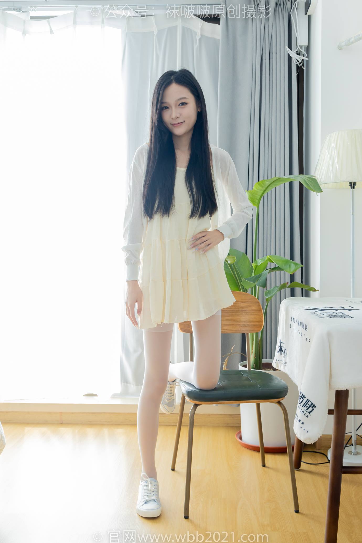 图片[20]-[BoBoSocks袜啵啵]NO.517 焦糖-帆布鞋、薄白丝[107P] – 速更版-美库