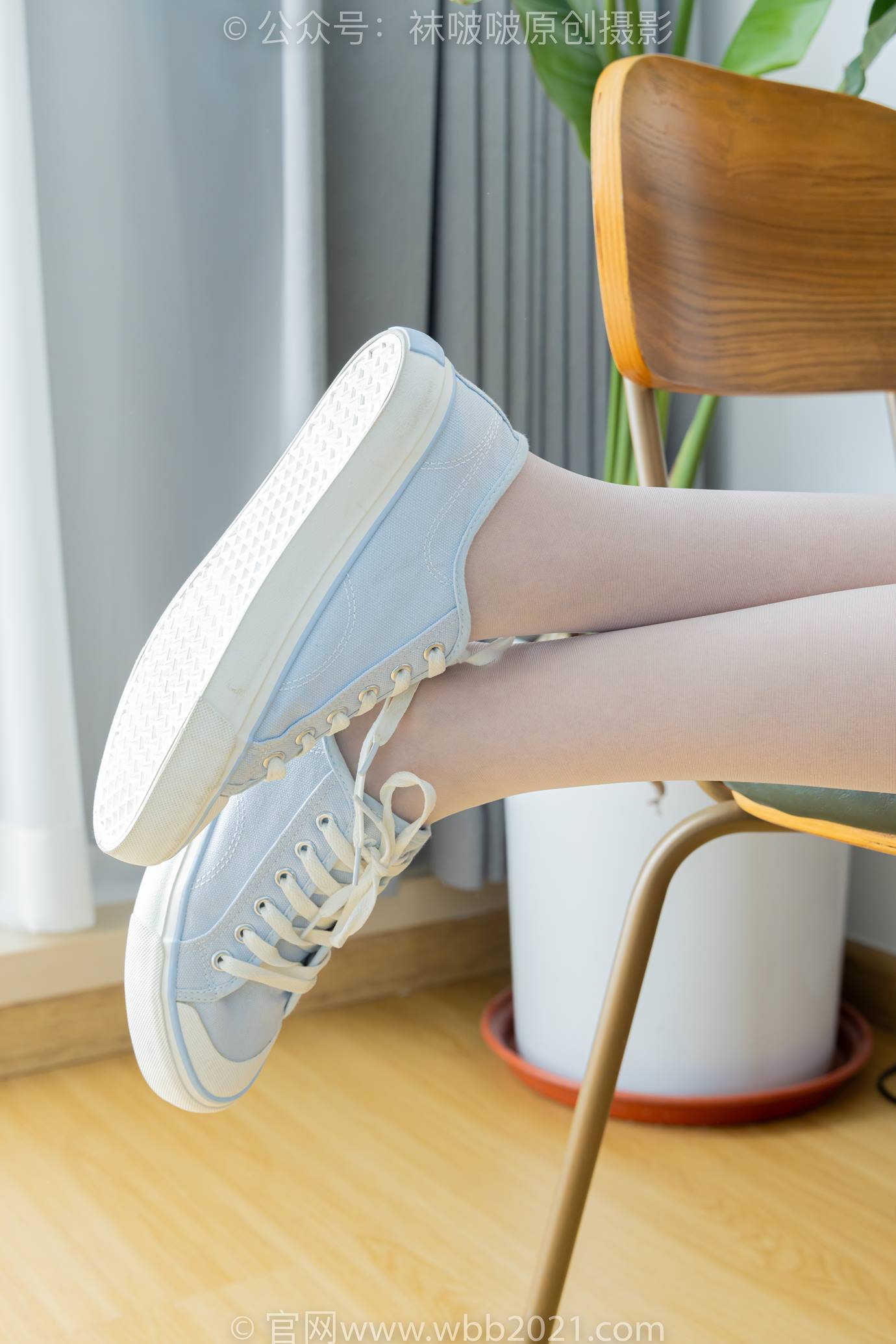 图片[27]-[BoBoSocks袜啵啵]NO.517 焦糖-帆布鞋、薄白丝[107P] – 速更版-美库