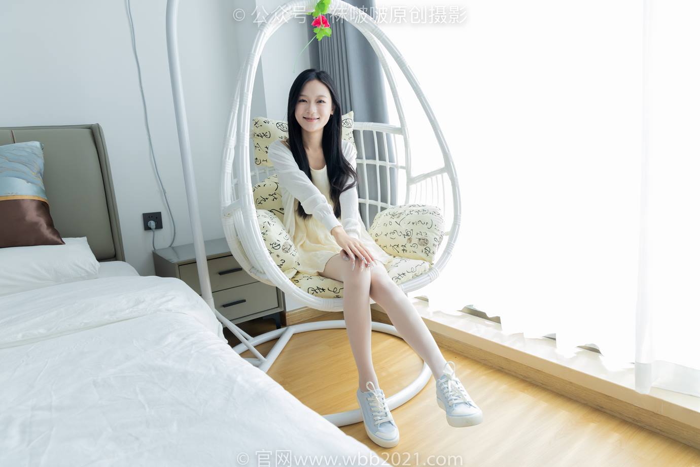 图片[28]-[BoBoSocks袜啵啵]NO.517 焦糖-帆布鞋、薄白丝[107P] – 速更版-美库