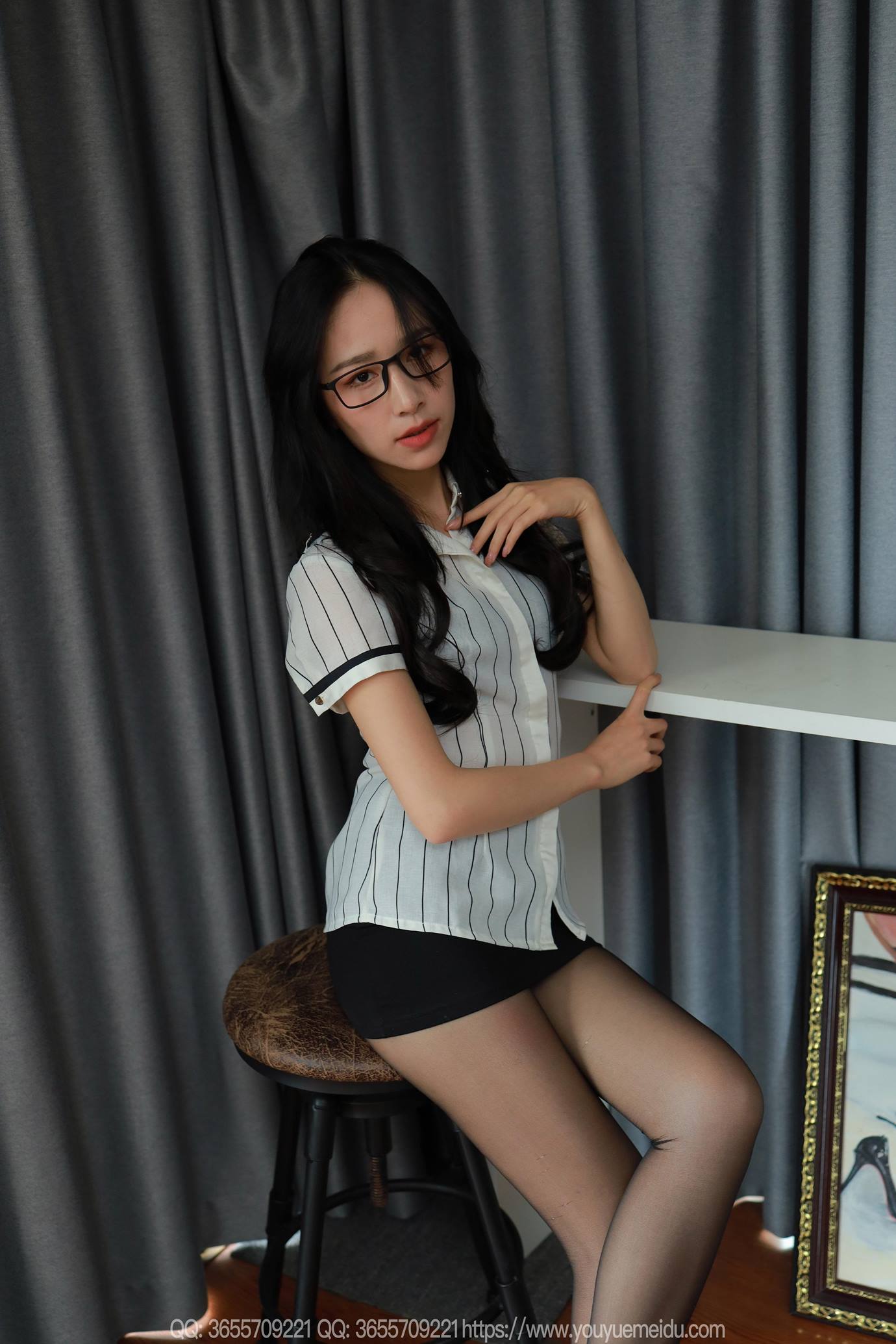 图片[66]-[IESS异思趣向] 2025.03.13 丝享家2000：美子《黑丝眼镜妹》[90P] – 速更版-美库