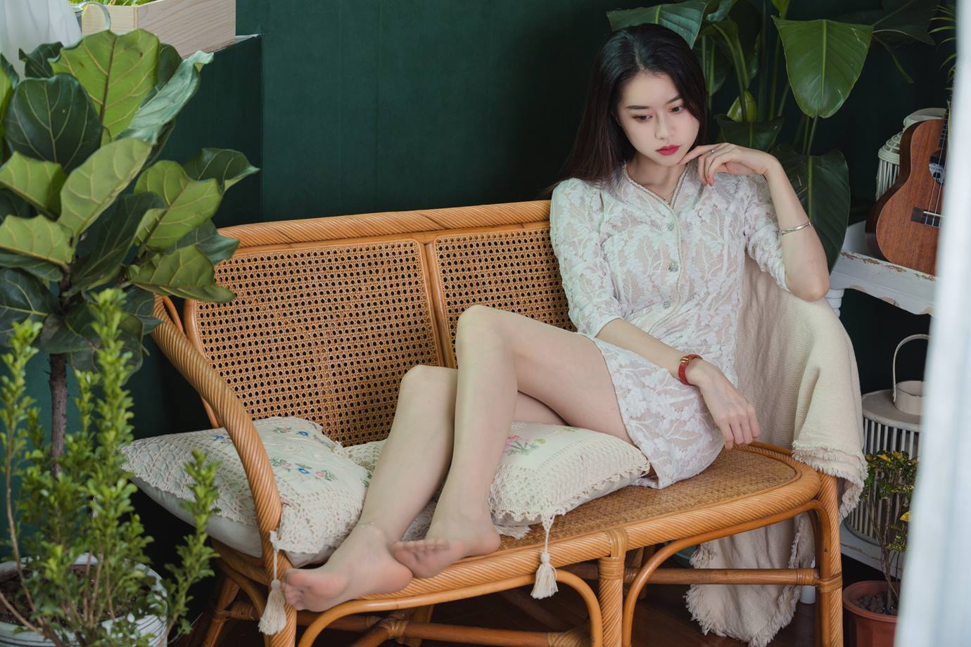 图片[30]-Sia不吃鱼 – 红色高跟[87P] – 速更版-美库