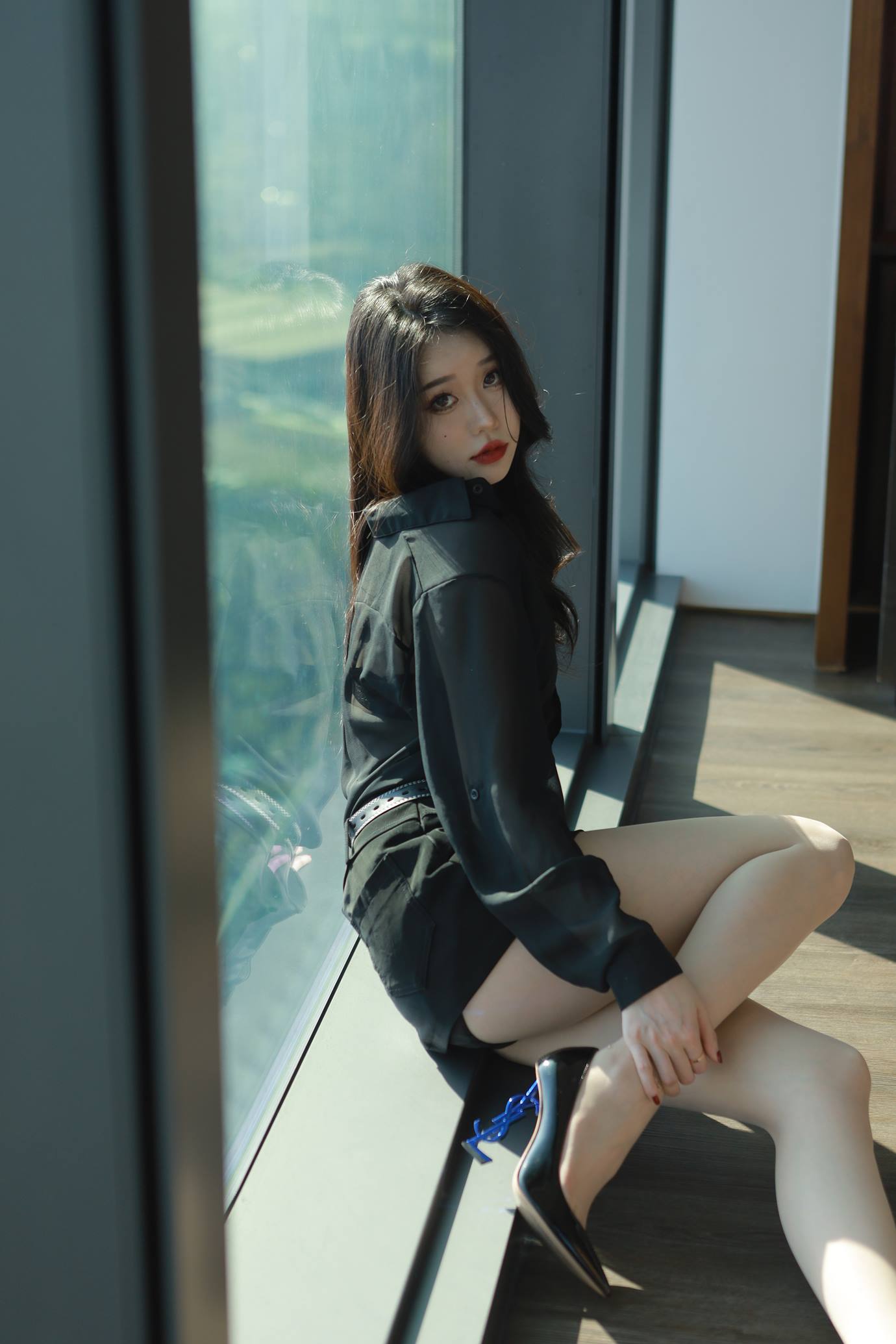 图片[35]-Sia不吃鱼  – 黑色系肉丝OL[97P] – 速更版-美库