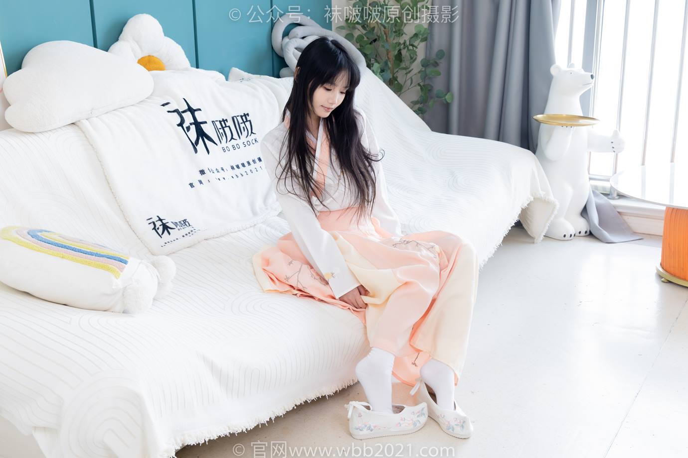 图片[46]-[BoBoSocks袜啵啵]NO.518 甜甜圈-平底鞋、白棉袜、裸足、汉服古装[150P] – 速更版-美库