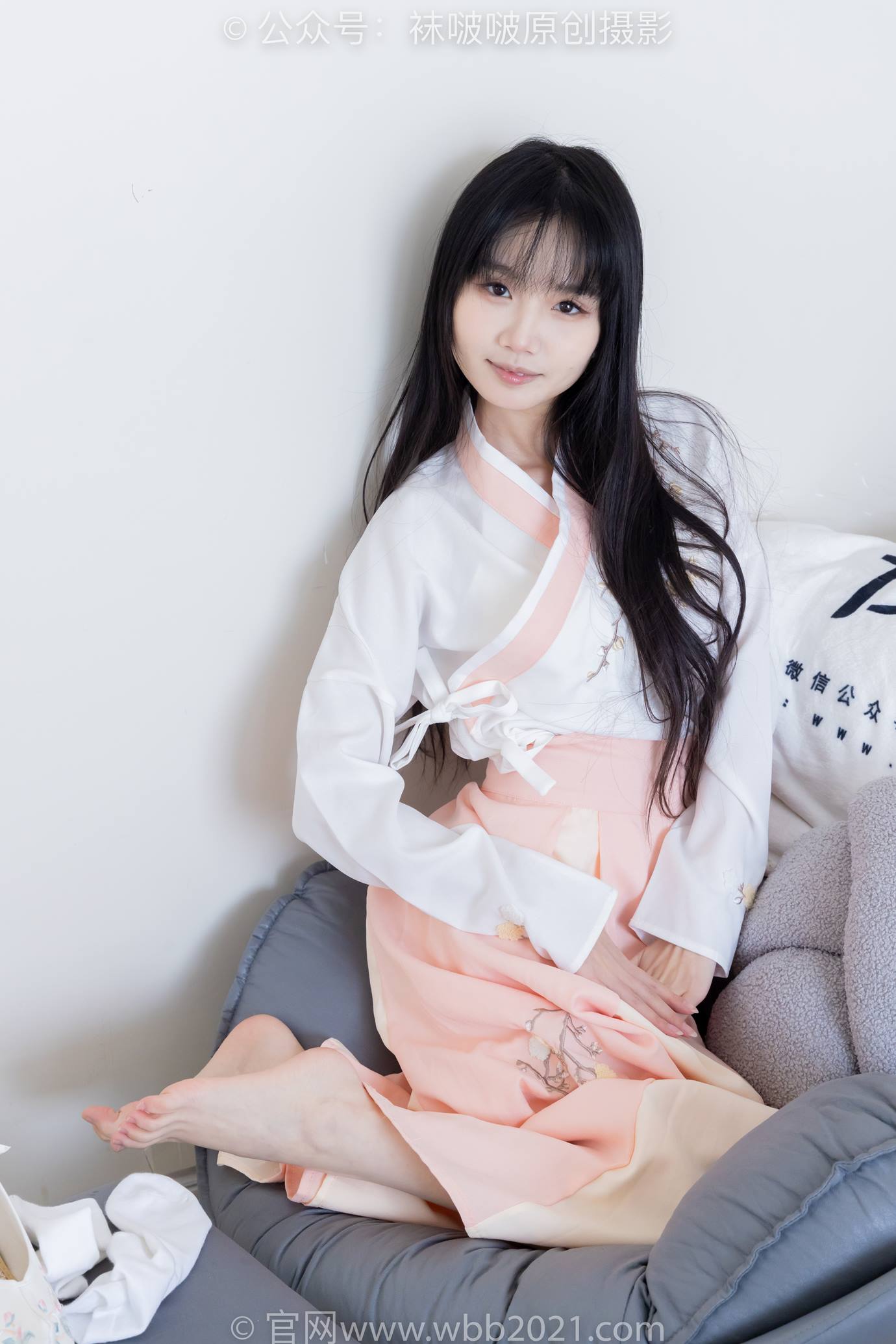 图片[148]-[BoBoSocks袜啵啵]NO.518 甜甜圈-平底鞋、白棉袜、裸足、汉服古装[150P] – 速更版-美库