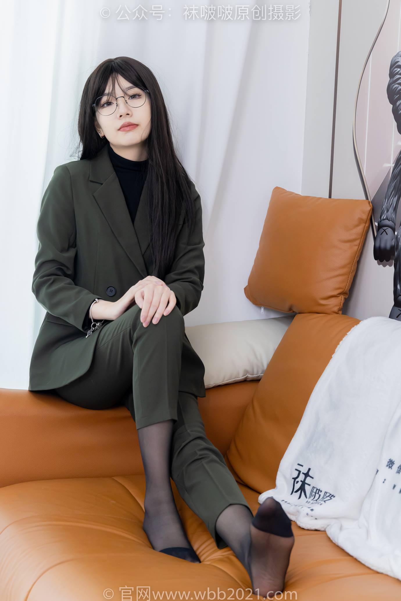 图片[45]-[BoBoSocks袜啵啵]NO.519 小甜豆 高跟鞋、薄黑丝、裸足、ol制服、裤里丝[100P] – 速更版-美库