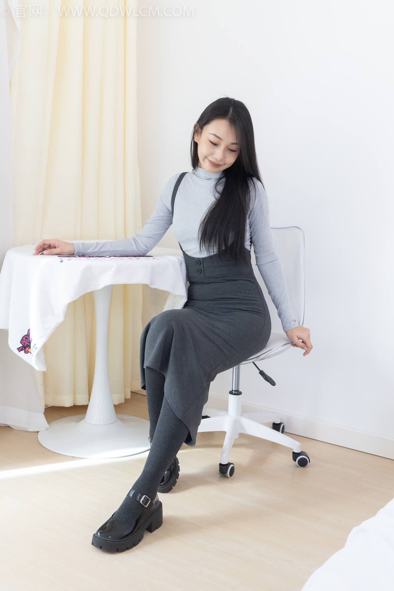 图片[15]-物恋传媒 NO.2291 岚岚-皮鞋、厚灰丝[130P] – 速更版-美库