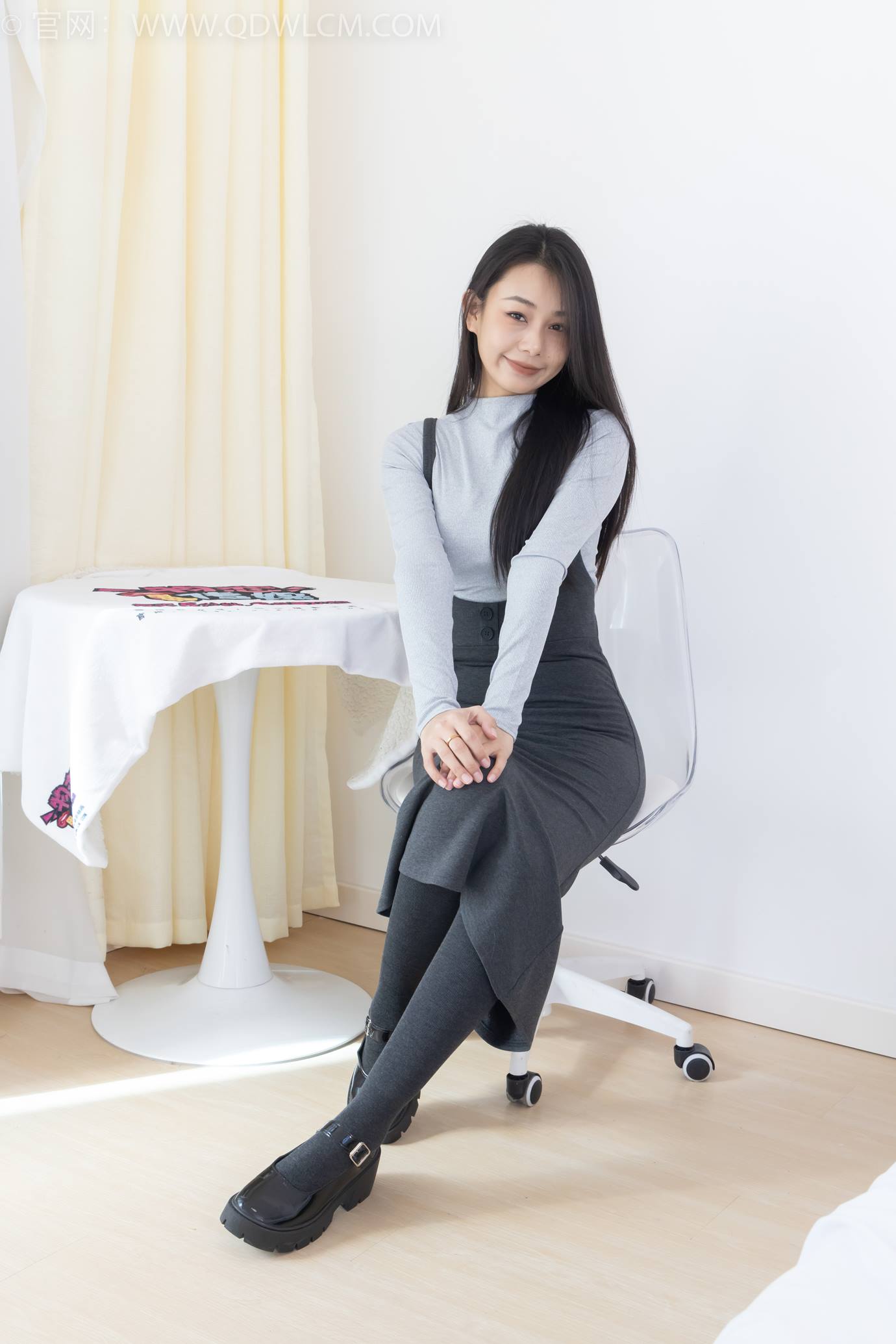 图片[16]-物恋传媒 NO.2291 岚岚-皮鞋、厚灰丝[130P] – 速更版-美库