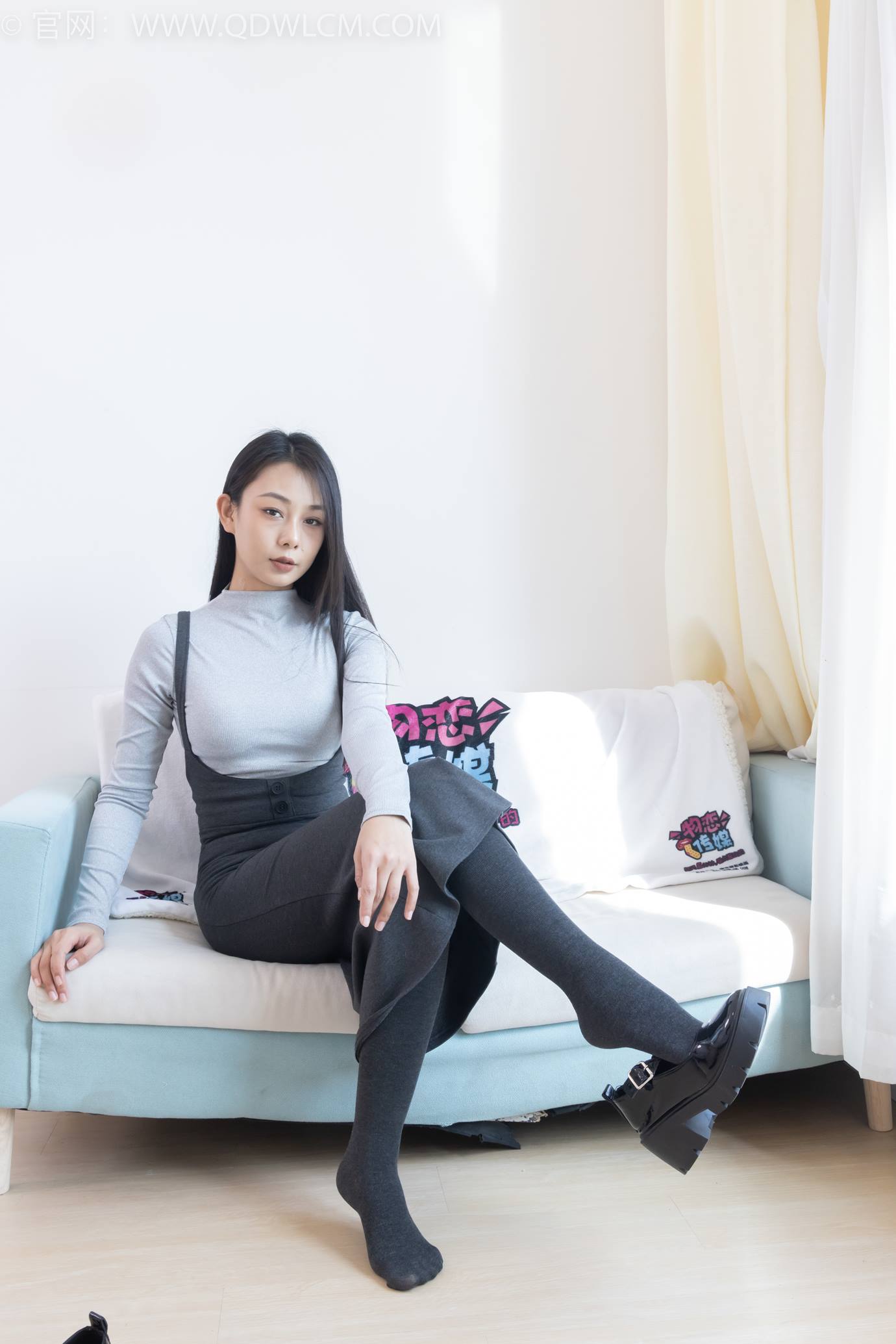 图片[37]-物恋传媒 NO.2291 岚岚-皮鞋、厚灰丝[130P] – 速更版-美库