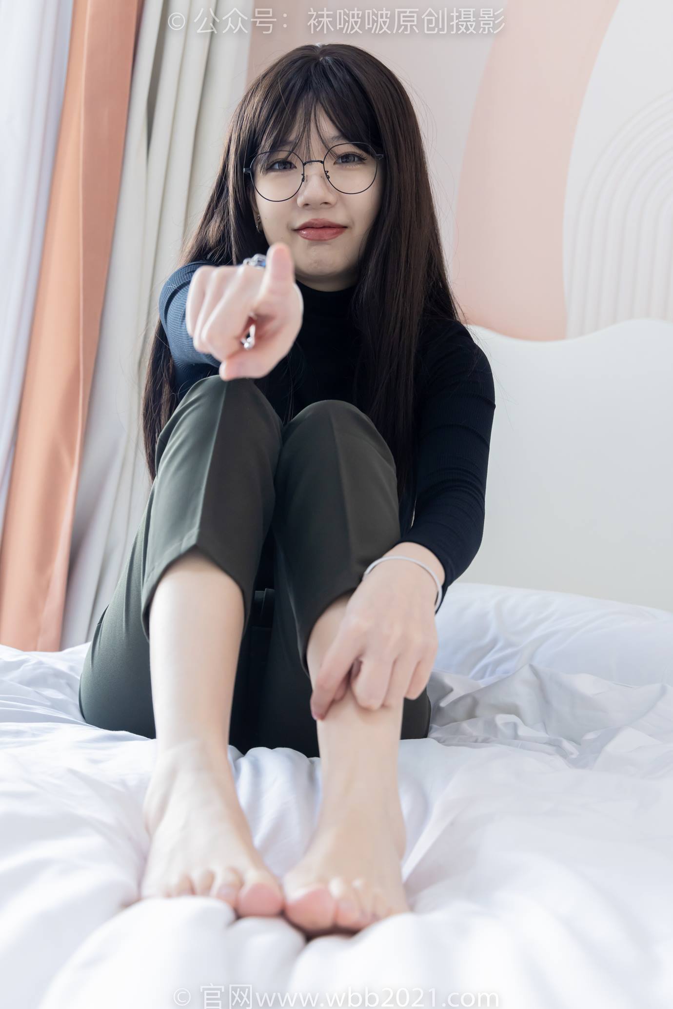 图片[80]-[BoBoSocks袜啵啵]NO.519 小甜豆 高跟鞋、薄黑丝、裸足、ol制服、裤里丝[100P] – 速更版-美库