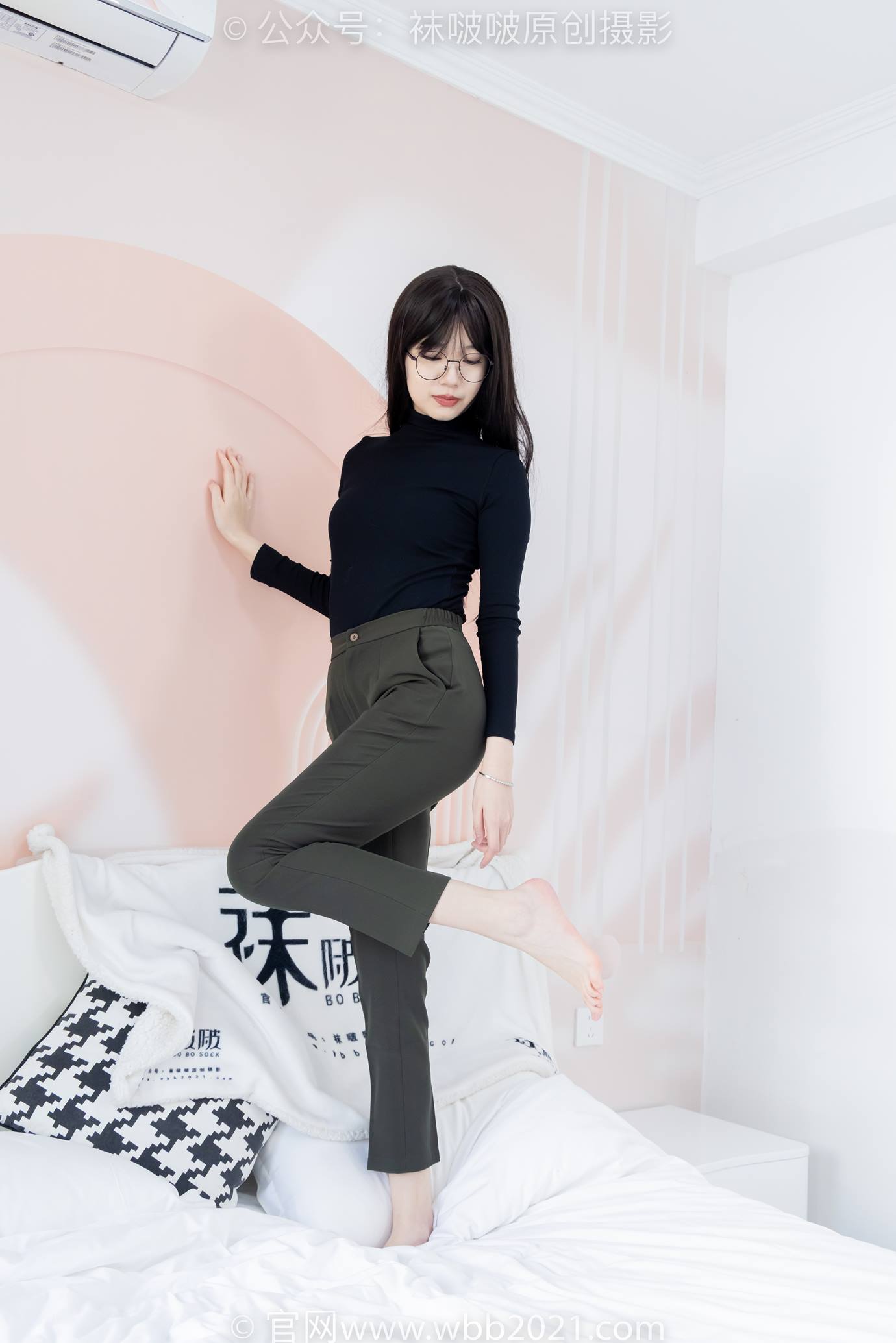 图片[89]-[BoBoSocks袜啵啵]NO.519 小甜豆 高跟鞋、薄黑丝、裸足、ol制服、裤里丝[100P] – 速更版-美库