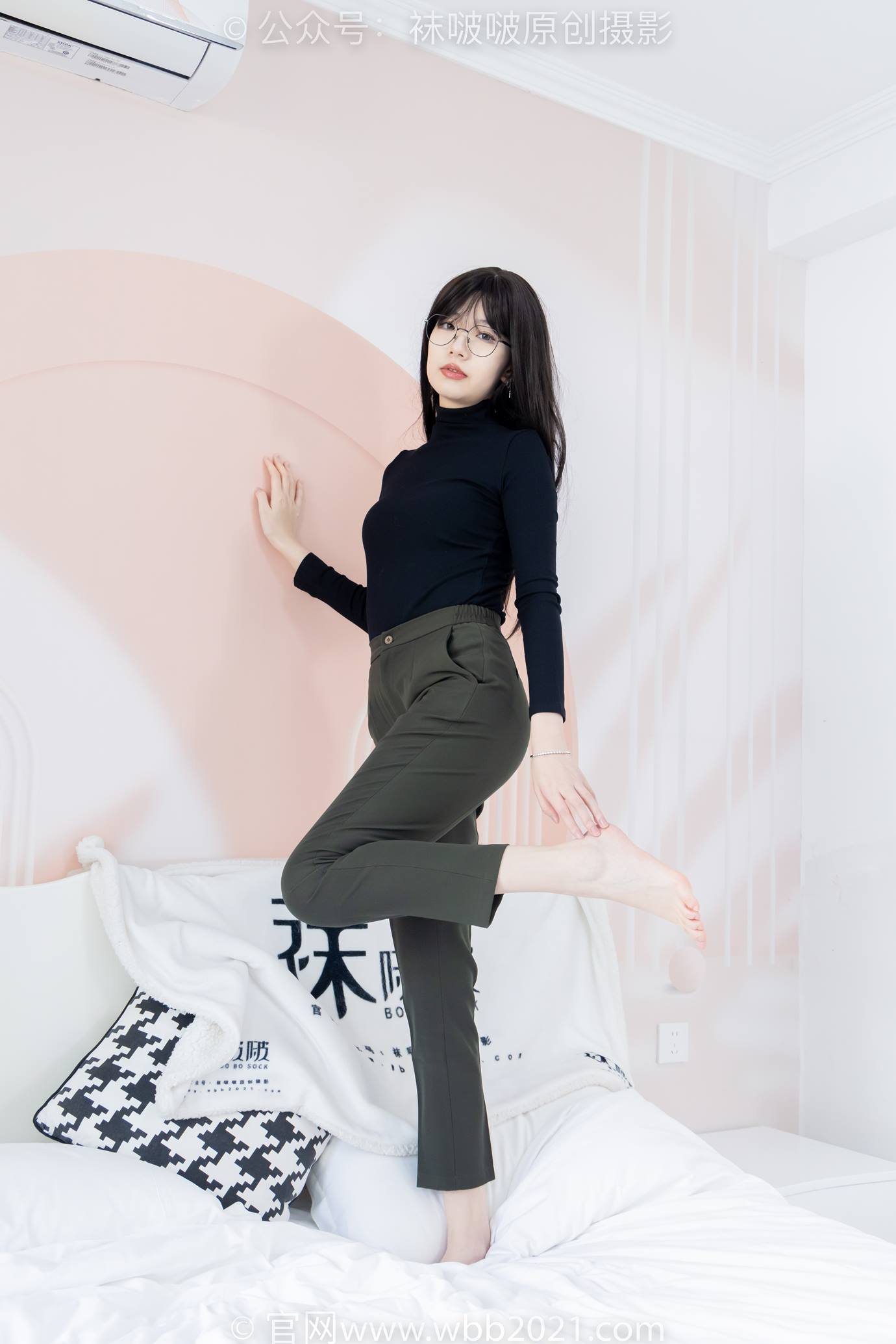 图片[90]-[BoBoSocks袜啵啵]NO.519 小甜豆 高跟鞋、薄黑丝、裸足、ol制服、裤里丝[100P] – 速更版-美库