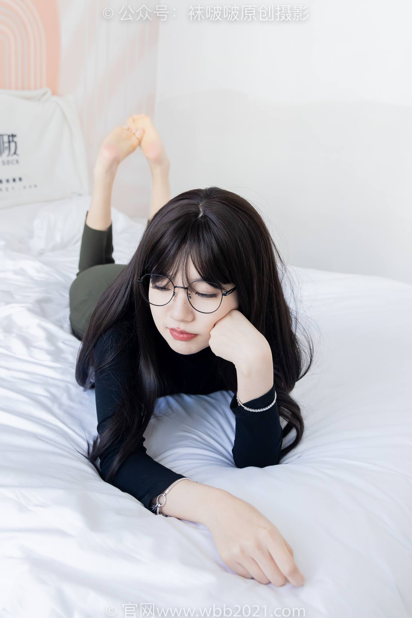 图片[95]-[BoBoSocks袜啵啵]NO.519 小甜豆 高跟鞋、薄黑丝、裸足、ol制服、裤里丝[100P] – 速更版-美库