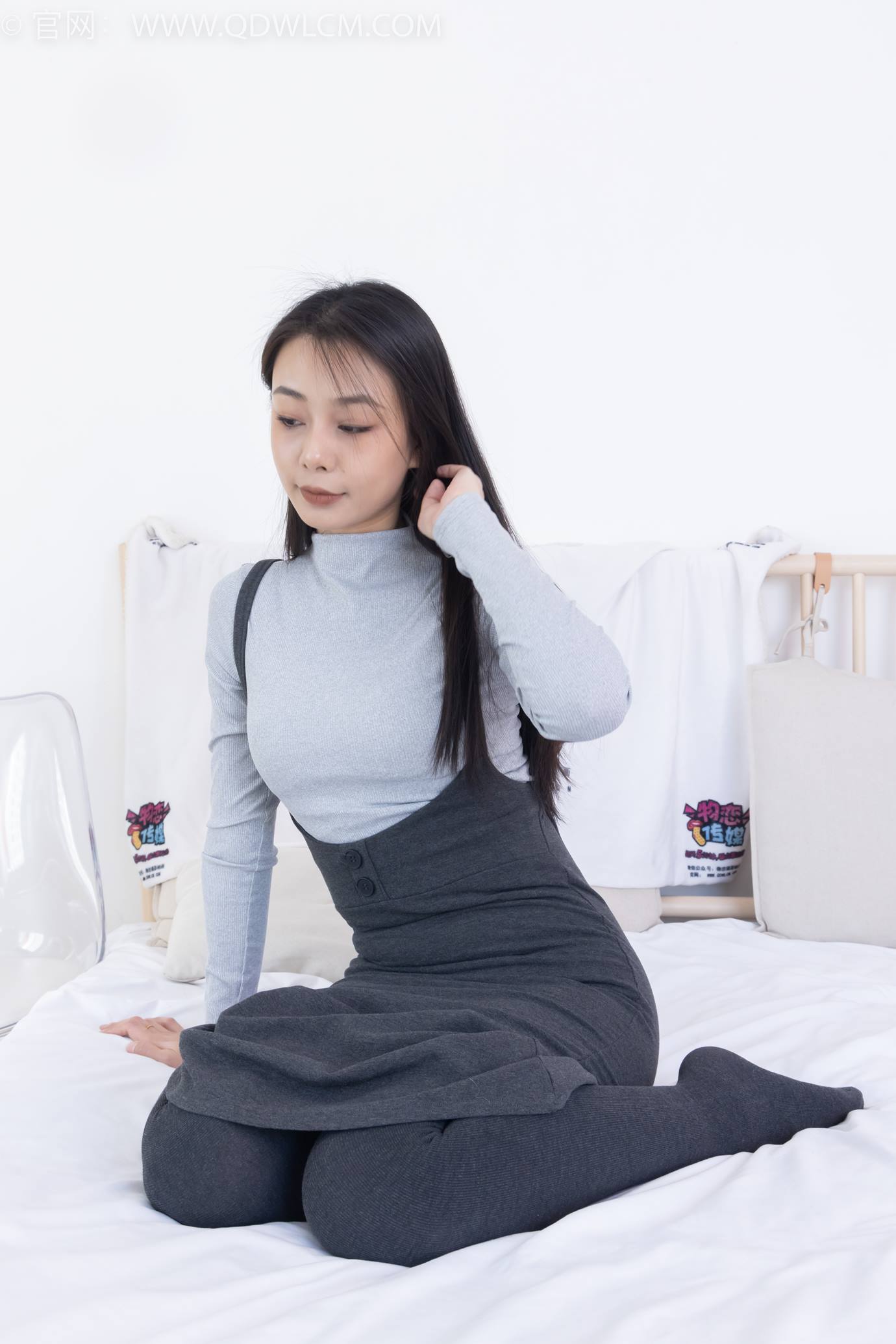 图片[59]-物恋传媒 NO.2291 岚岚-皮鞋、厚灰丝[130P] – 速更版-美库