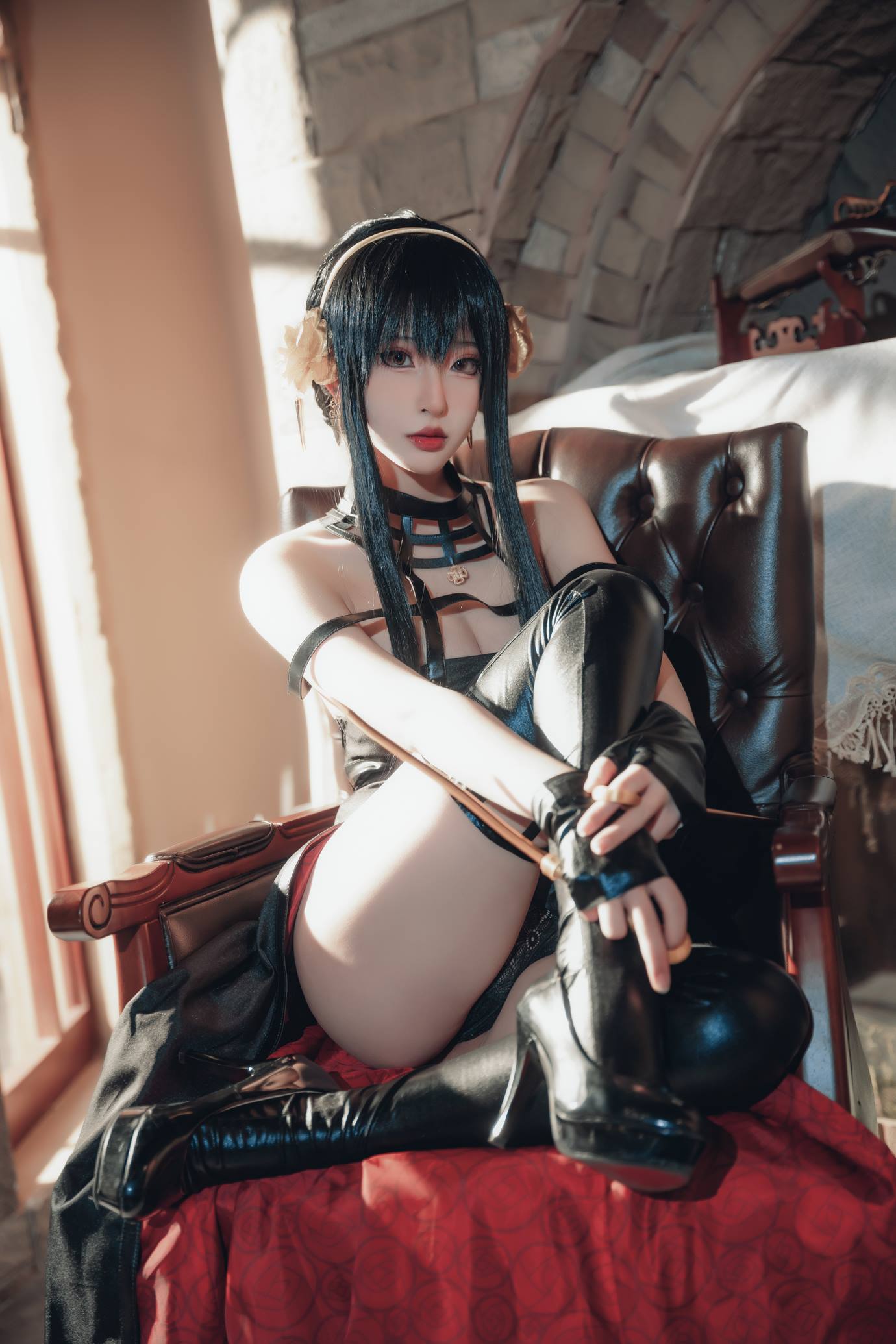 图片[11]-清水由乃  – 间谍过家家 约尔战斗服[29P] – 速更版-美库