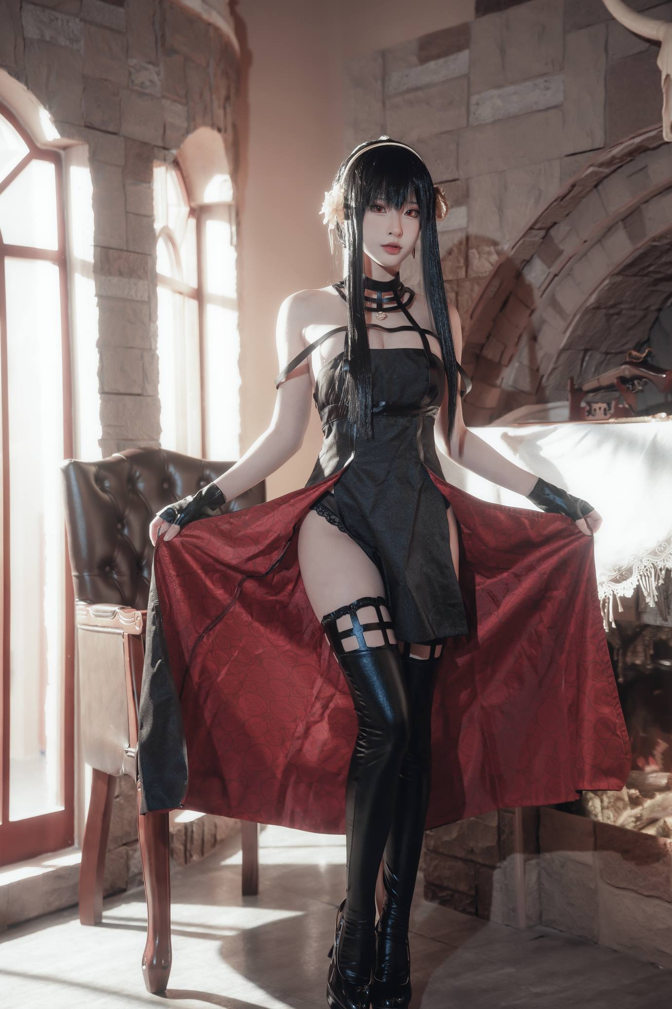 图片[18]-清水由乃  – 间谍过家家 约尔战斗服[29P] – 速更版-美库