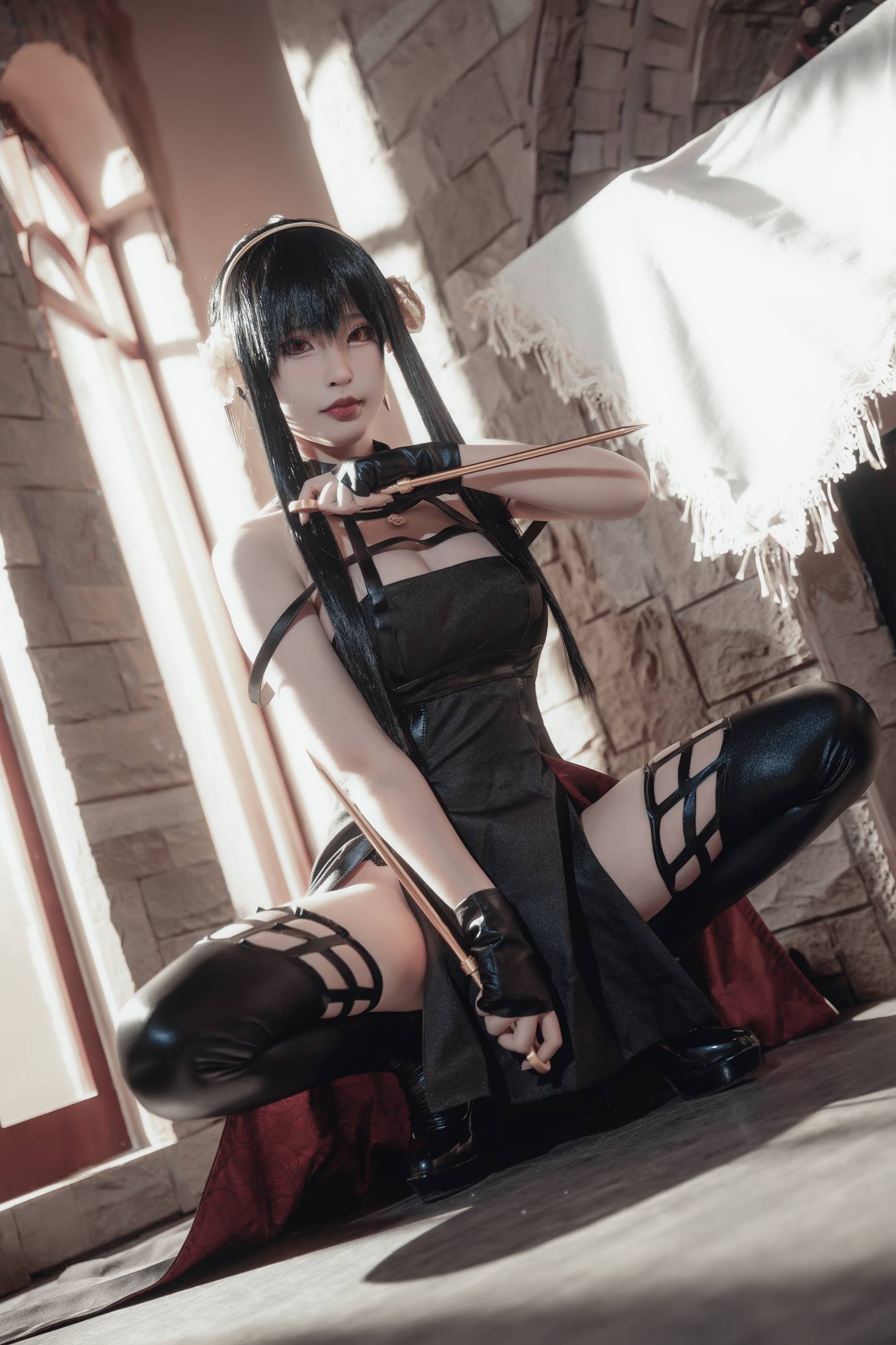 图片[19]-清水由乃  – 间谍过家家 约尔战斗服[29P] – 速更版-美库