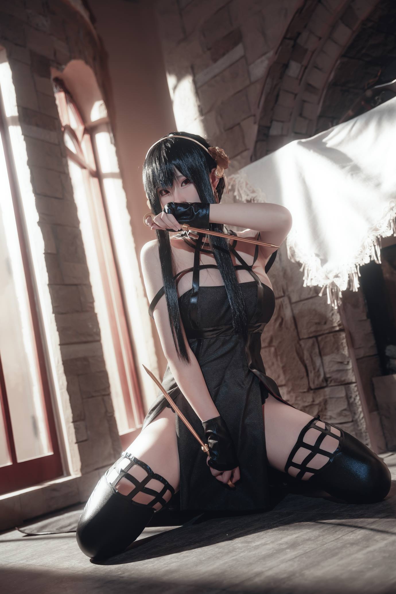 图片[21]-清水由乃  – 间谍过家家 约尔战斗服[29P] – 速更版-美库