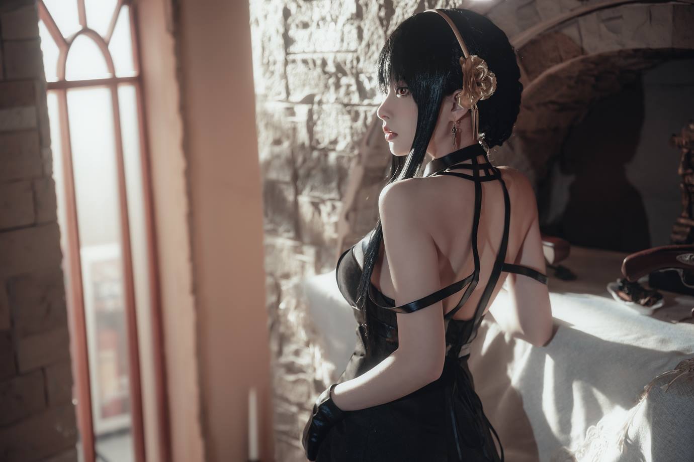 图片[25]-清水由乃  – 间谍过家家 约尔战斗服[29P] – 速更版-美库