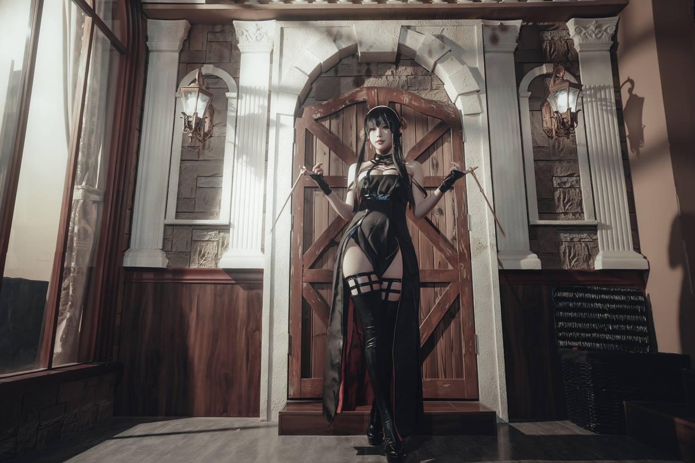 图片[27]-清水由乃  – 间谍过家家 约尔战斗服[29P] – 速更版-美库