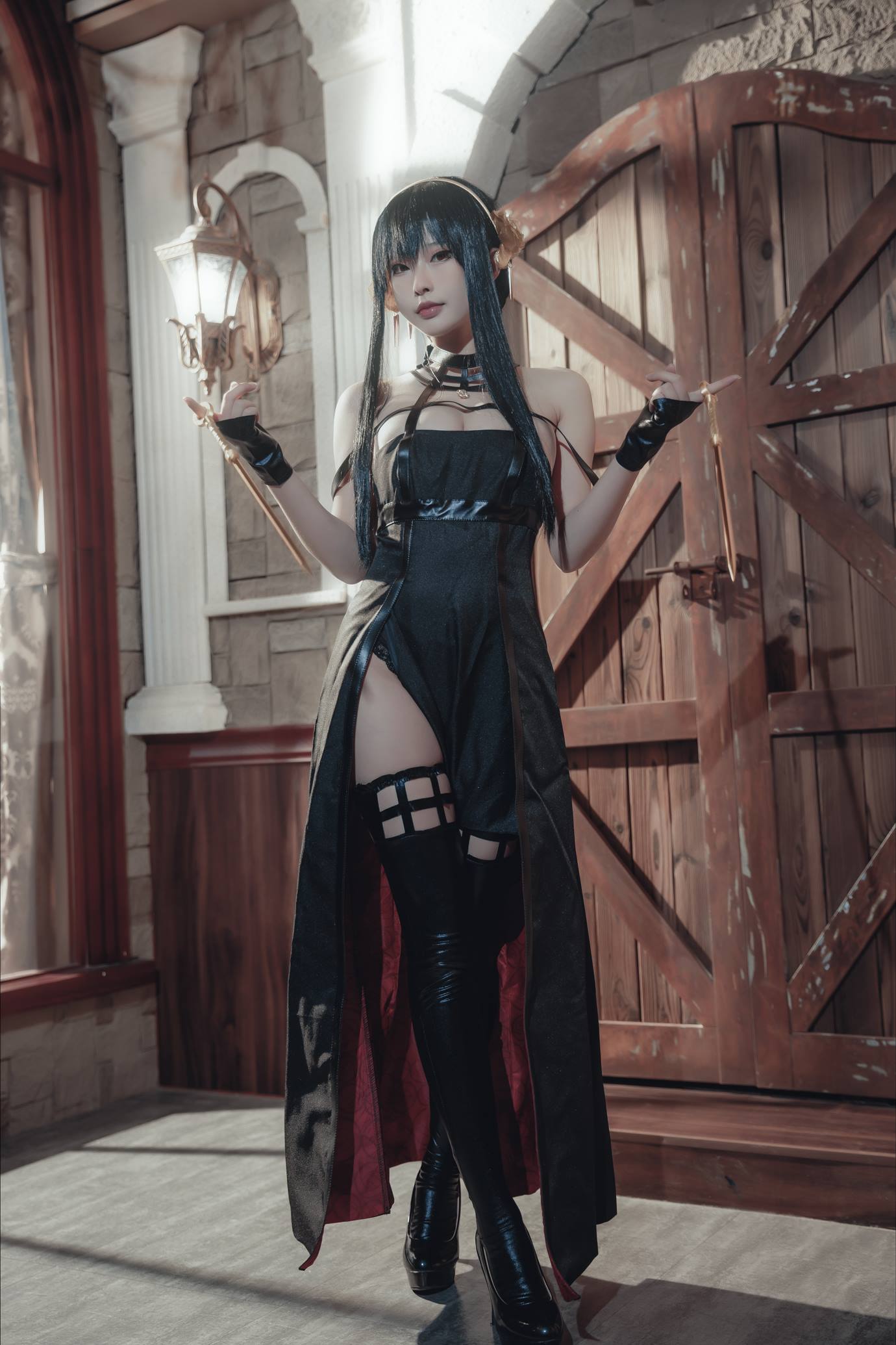 图片[28]-清水由乃  – 间谍过家家 约尔战斗服[29P] – 速更版-美库