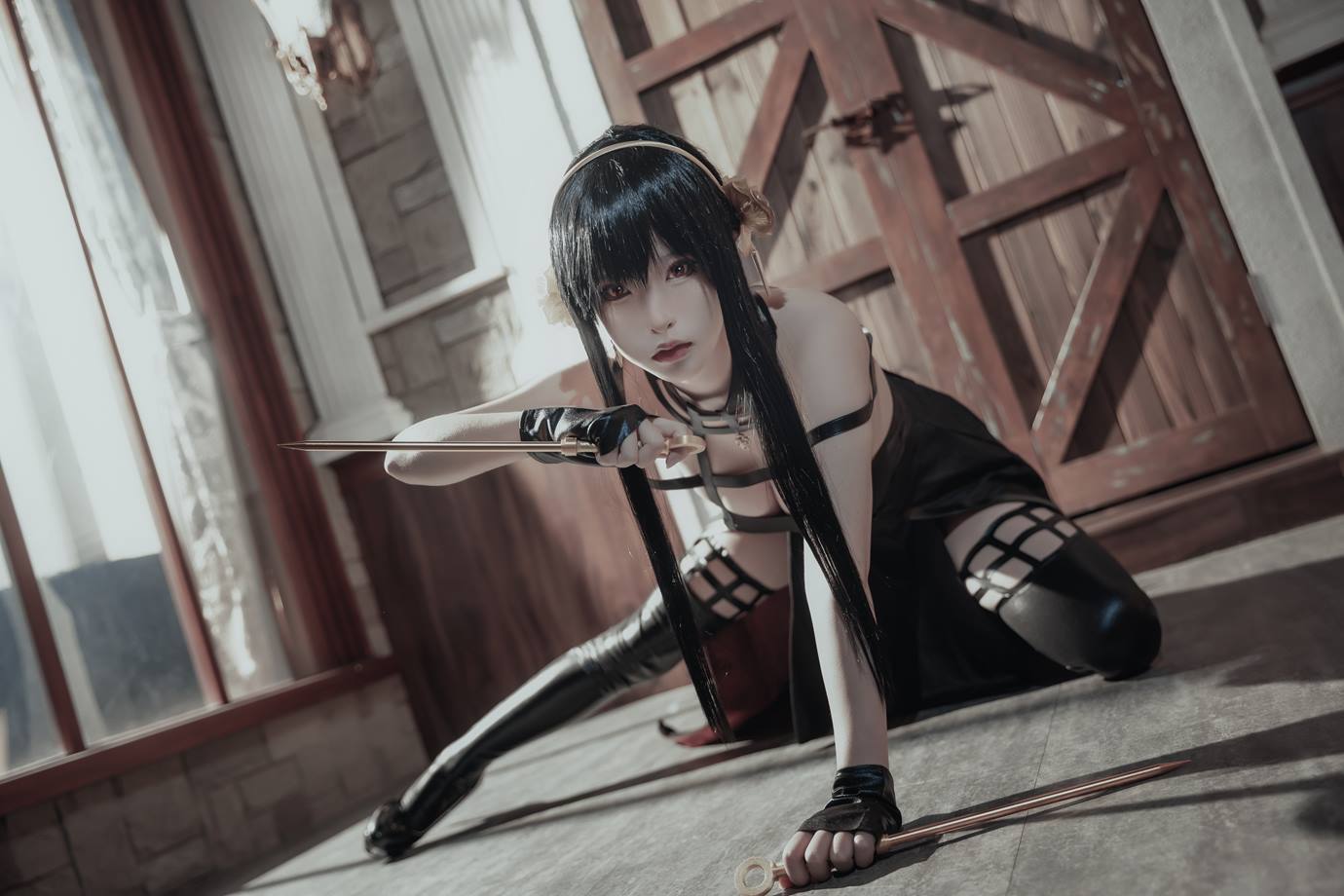 图片[30]-清水由乃  – 间谍过家家 约尔战斗服[29P] – 速更版-美库