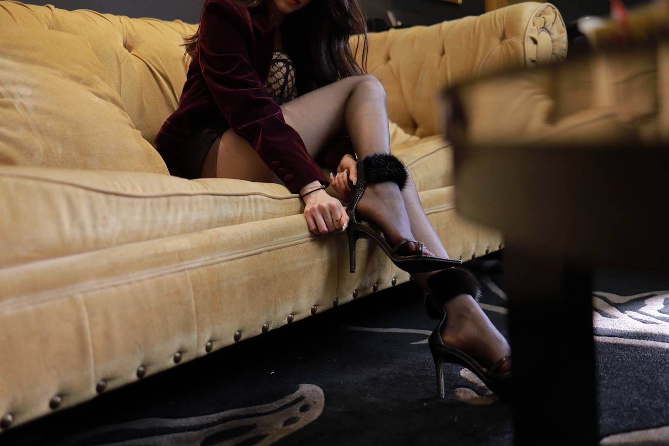 图片[36]-Sia不吃鱼 – 酒红色暧昧[99P] – 速更版-美库