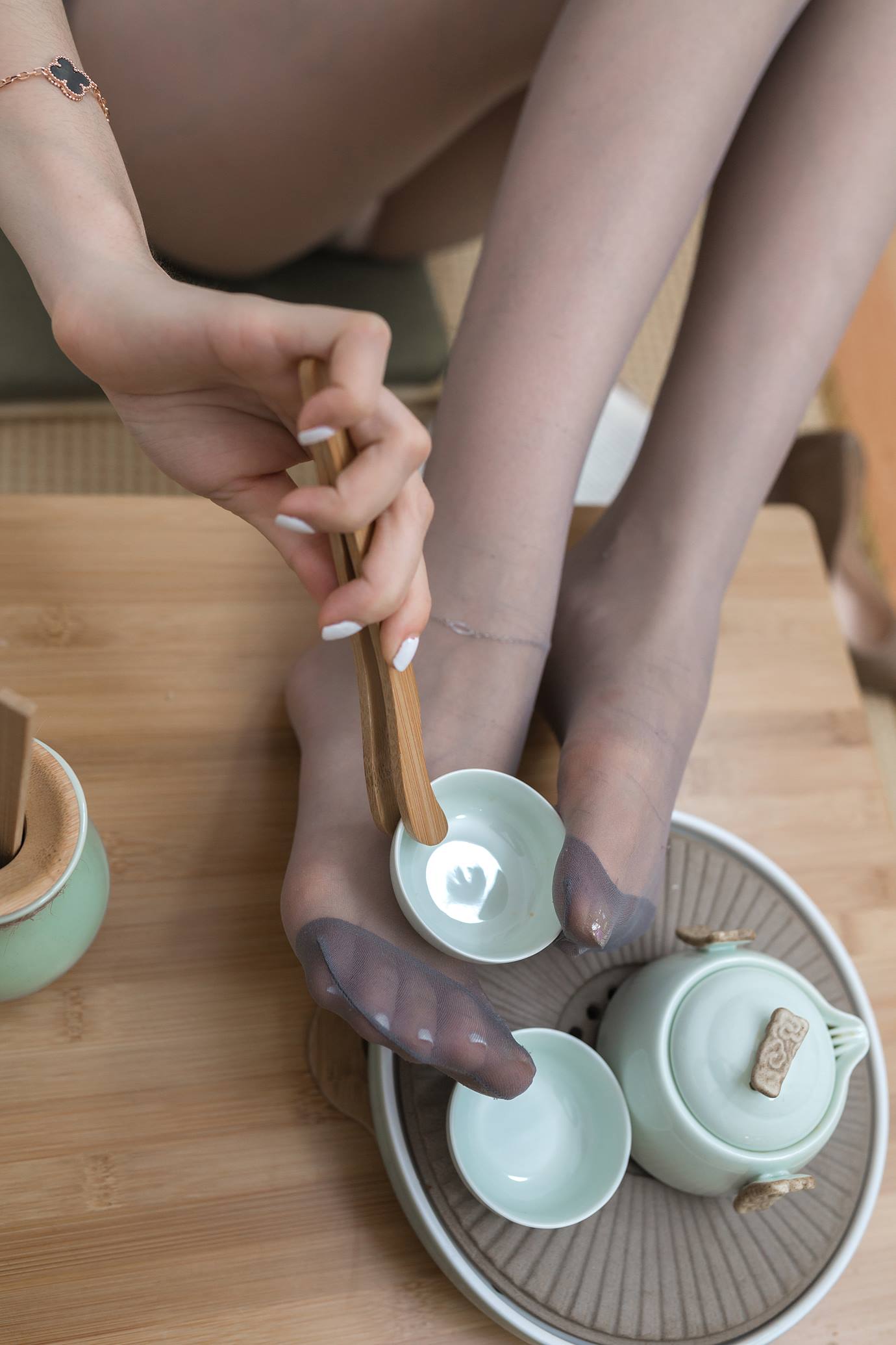 图片[29]-Sia不吃鱼  – 茶艺旗袍丝足[97P] – 速更版-美库