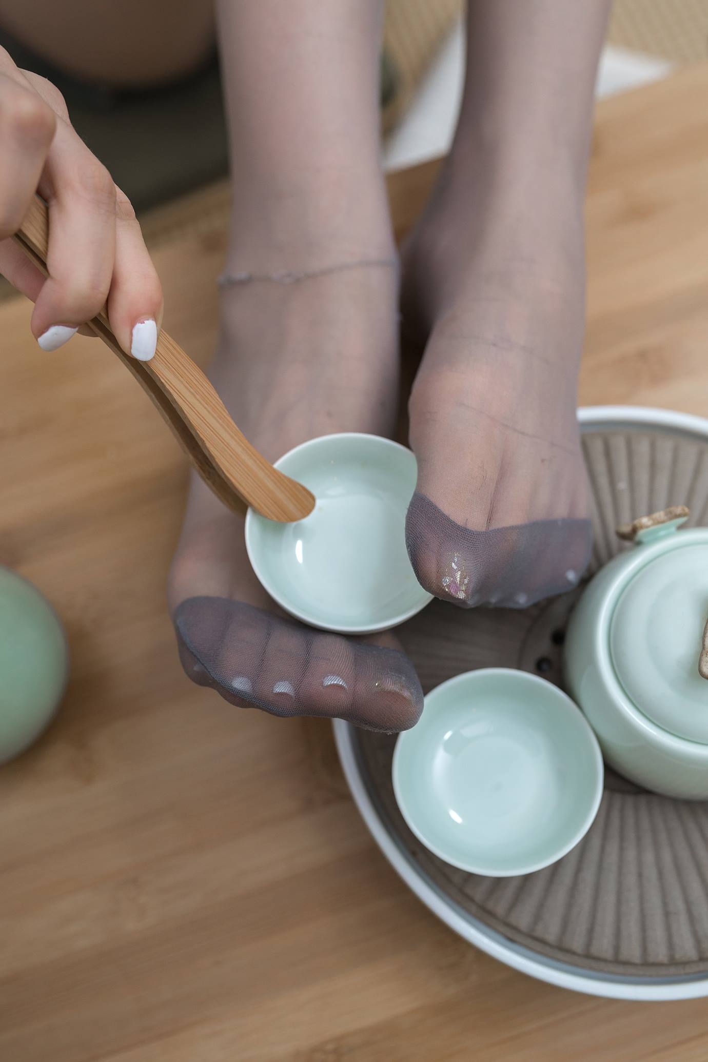 图片[30]-Sia不吃鱼  – 茶艺旗袍丝足[97P] – 速更版-美库