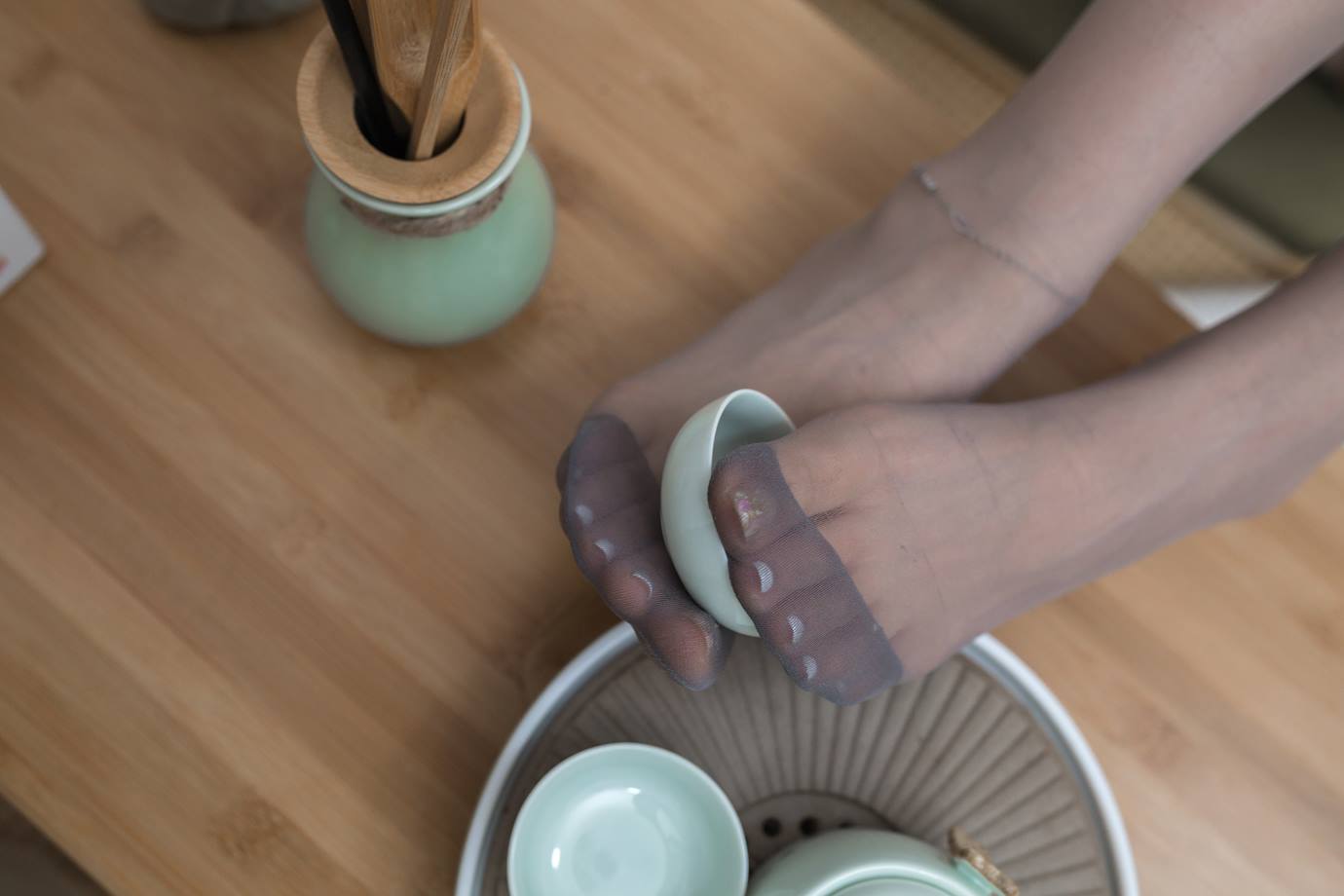 图片[34]-Sia不吃鱼  – 茶艺旗袍丝足[97P] – 速更版-美库