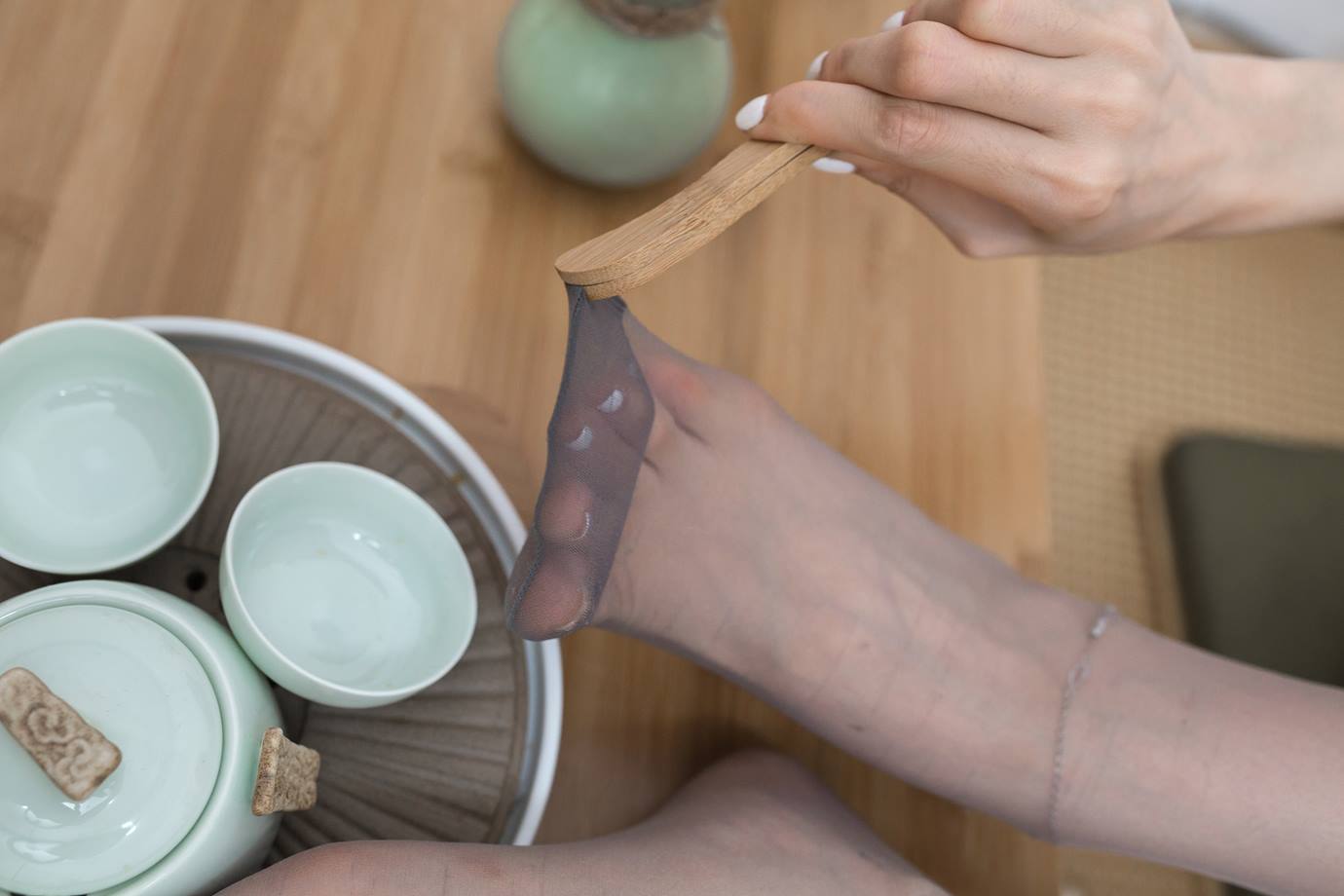 图片[36]-Sia不吃鱼  – 茶艺旗袍丝足[97P] – 速更版-美库