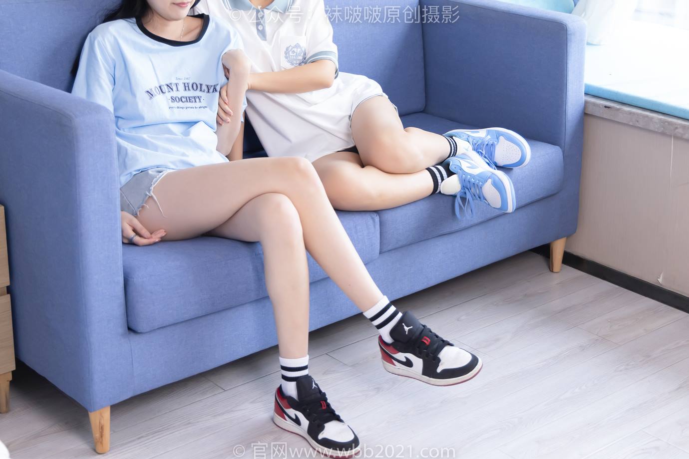 图片[10]-[BoBoSocks袜啵啵]NO.520 稚予&砂糖 板鞋、黑棉袜、白棉袜、裸足[160P] – 速更版-美库