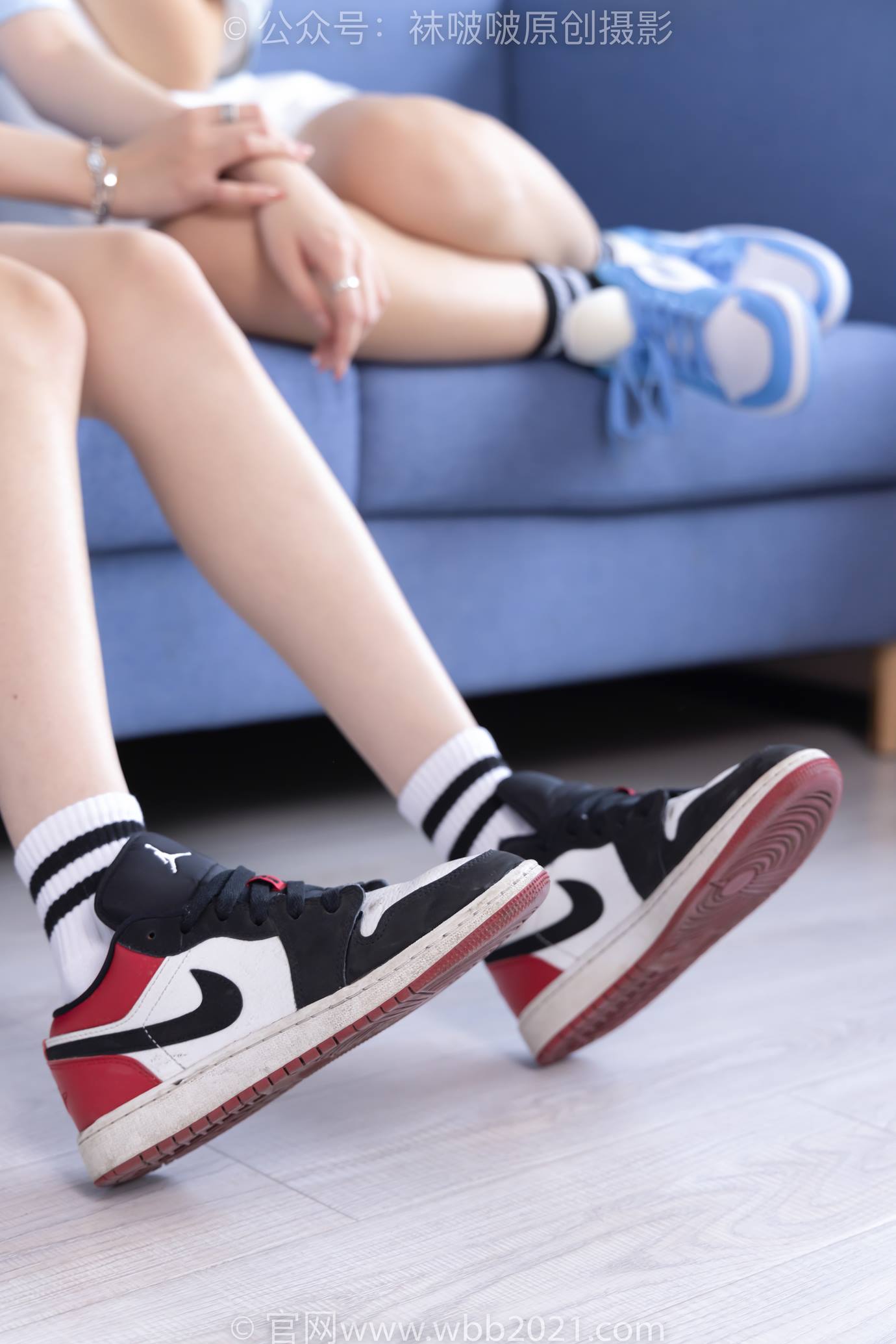 图片[12]-[BoBoSocks袜啵啵]NO.520 稚予&砂糖 板鞋、黑棉袜、白棉袜、裸足[160P] – 速更版-美库