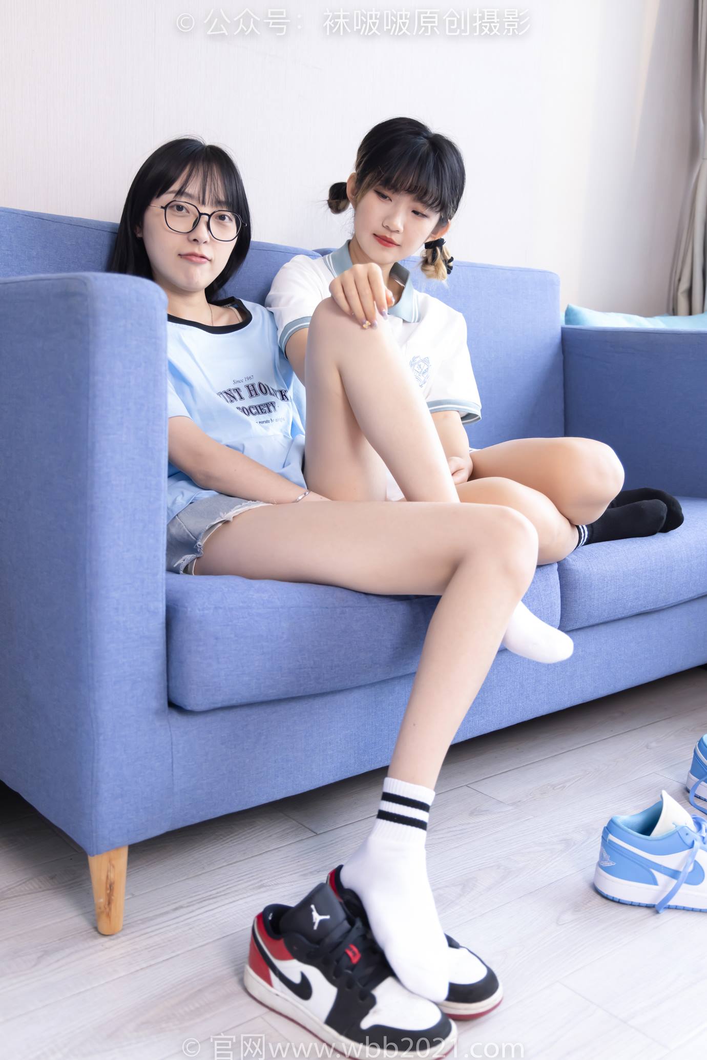 图片[33]-[BoBoSocks袜啵啵]NO.520 稚予&砂糖 板鞋、黑棉袜、白棉袜、裸足[160P] – 速更版-美库