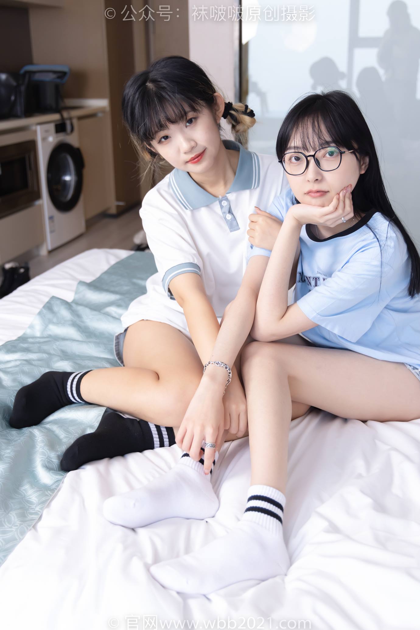 图片[54]-[BoBoSocks袜啵啵]NO.520 稚予&砂糖 板鞋、黑棉袜、白棉袜、裸足[160P] – 速更版-美库